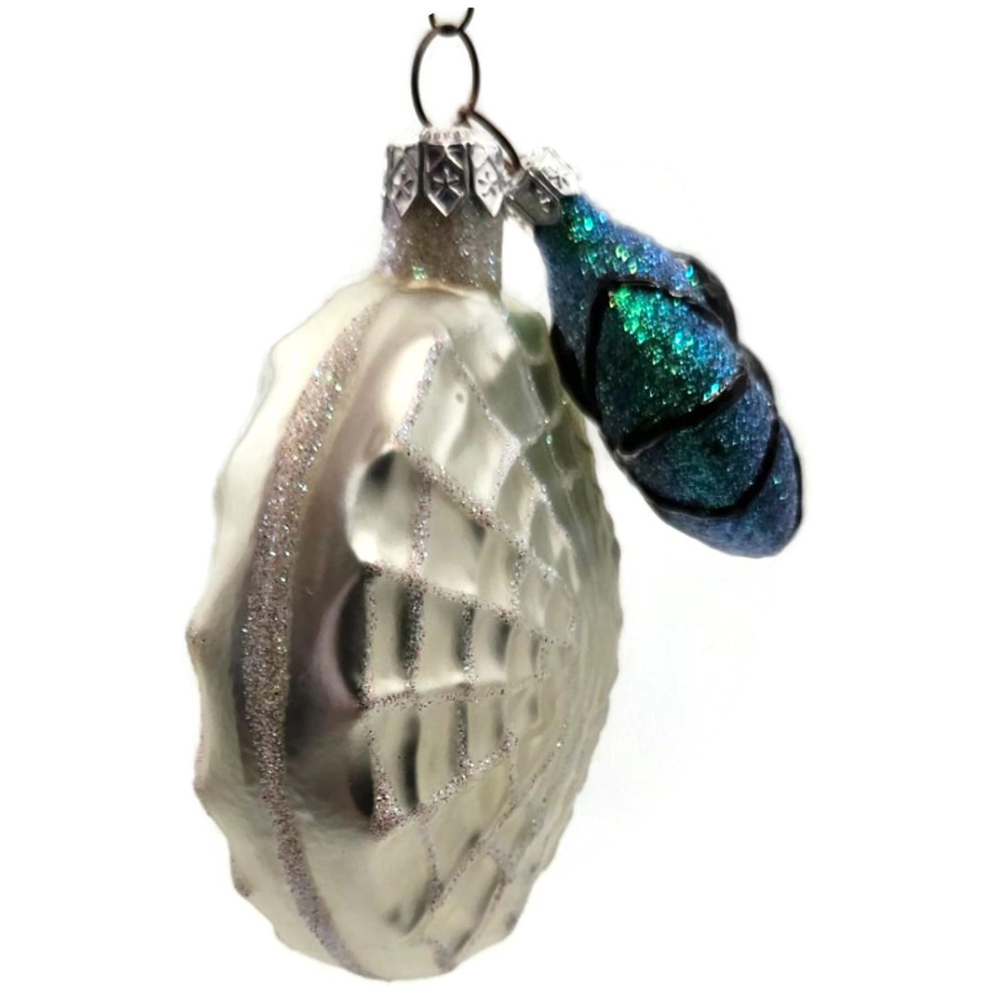 Patricia Breen Victorian Spider Web Pearl Black Halloween Christmas Ornament
