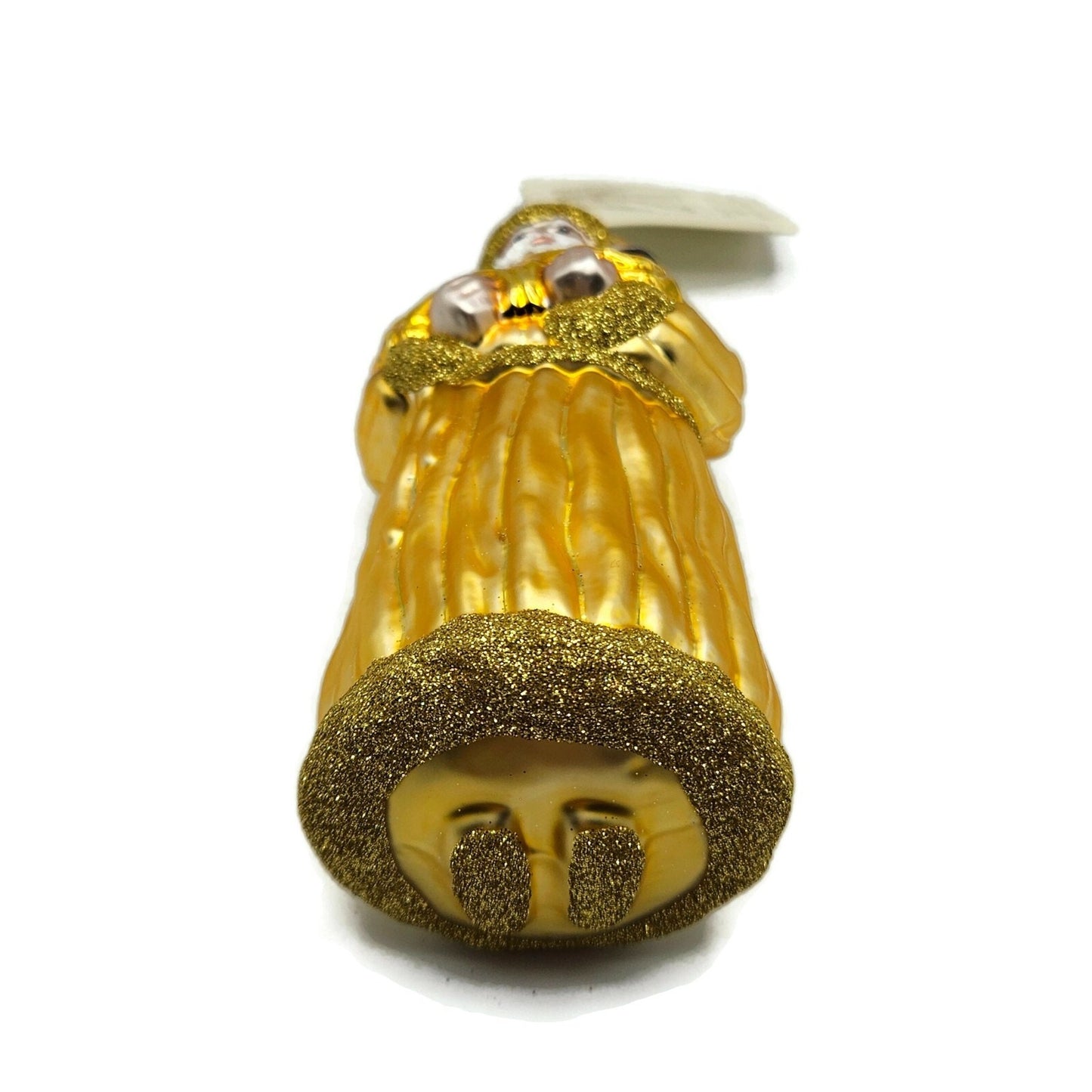 Patricia Breen Look and You Shall Find Him Gold Santa Christmas Tree Ornament