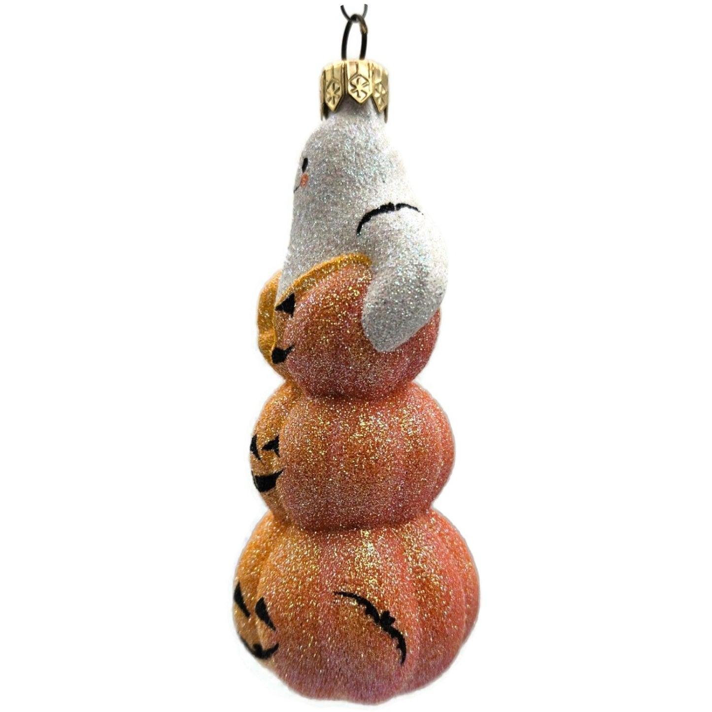 Patricia Breen Oooooohhhhhh Ghost Orange Pearl Halloween Christmas Ornament