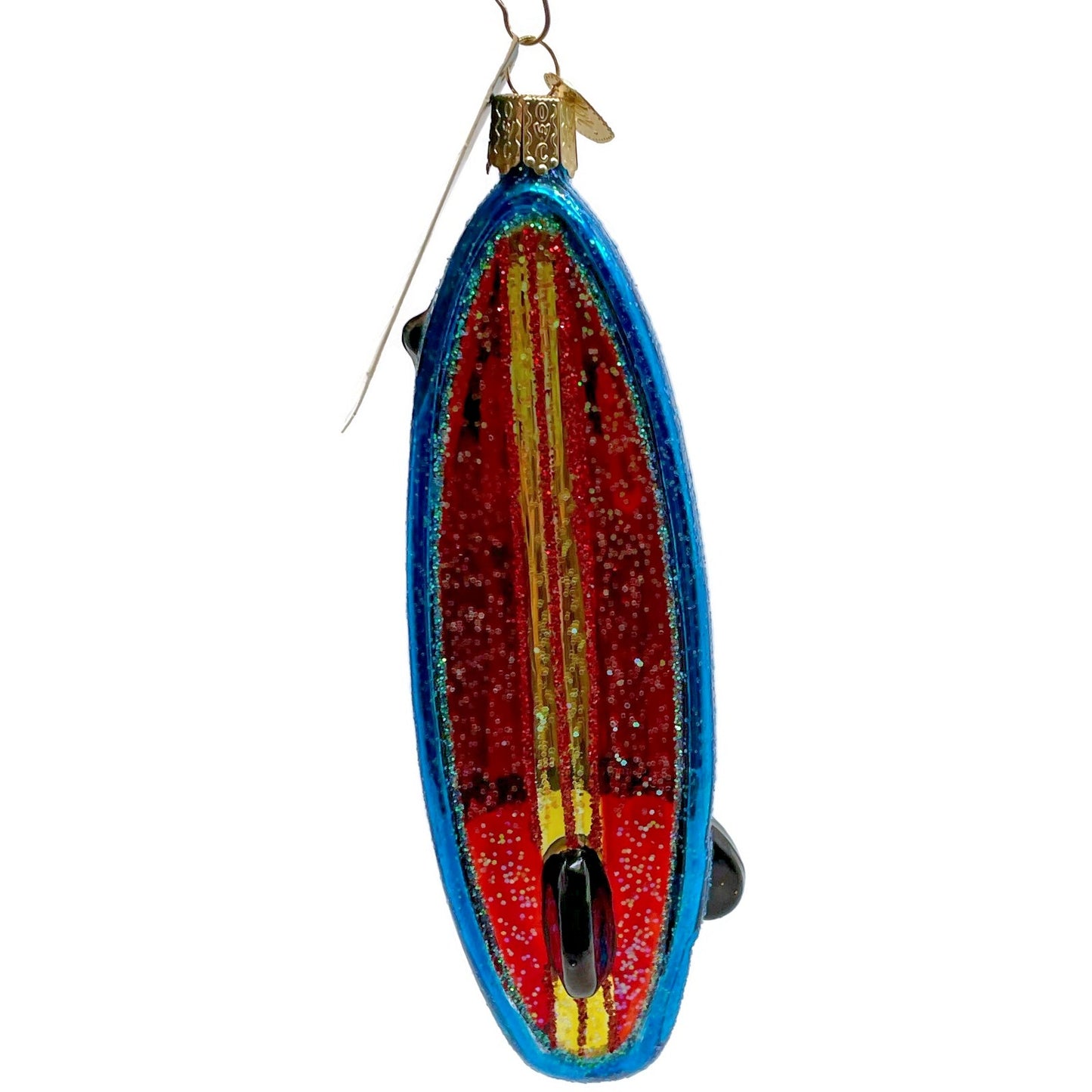 Stand Up Paddle Board Ornament OWC Blown Glass Old World Christmas Tree Decor