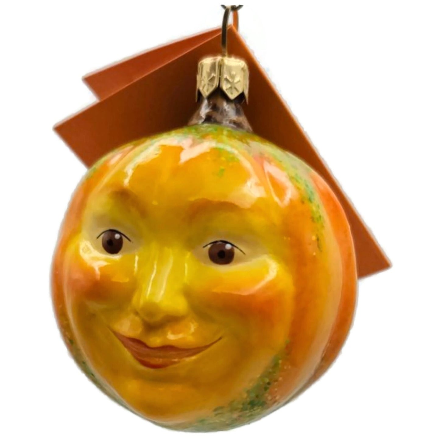Patricia Breen Henry The Pumpkin Burnished Orange Halloween Christmas Ornament