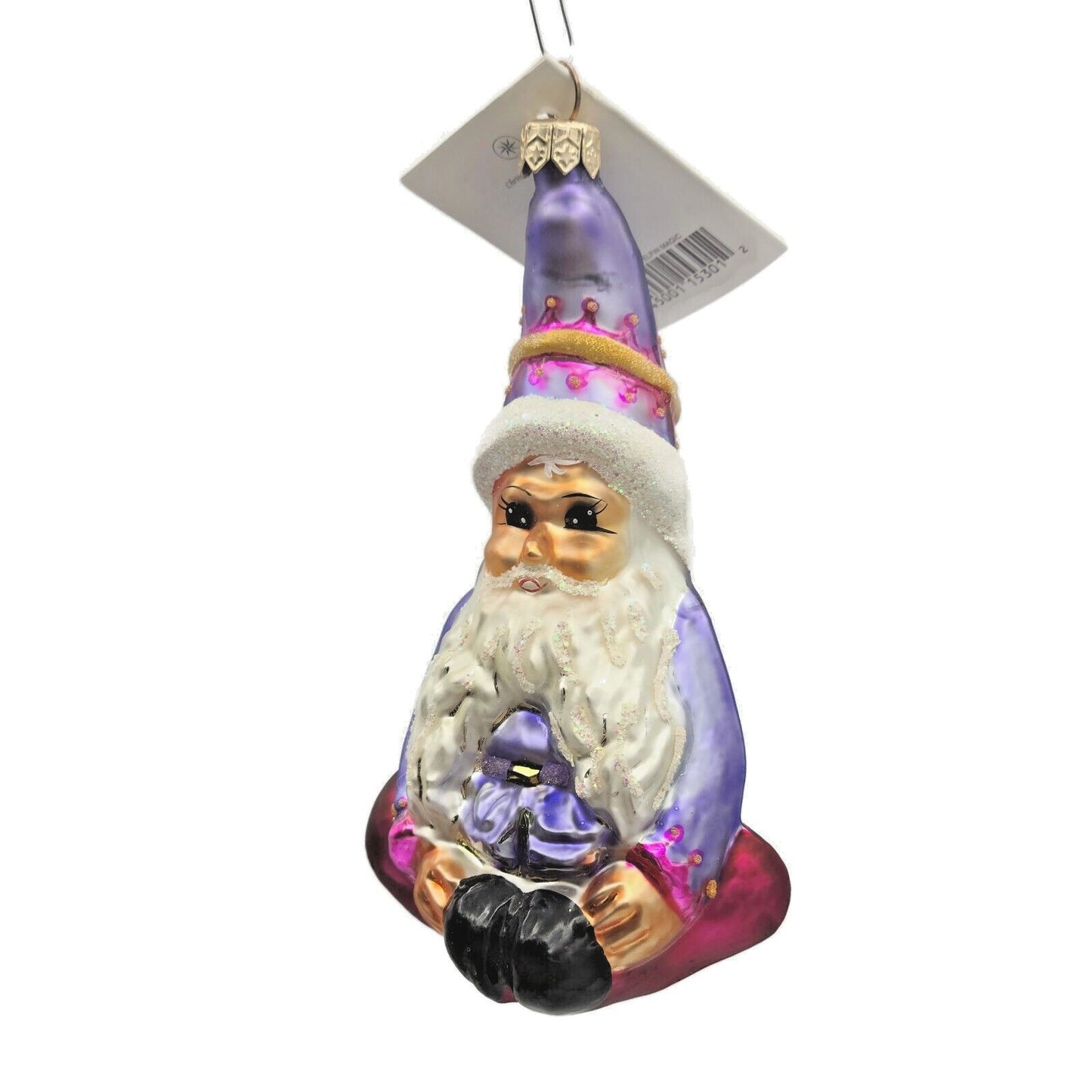 Christopher Radko Elfin Magic Purple Christmas Holiday Tree Ornament 98-SP-30