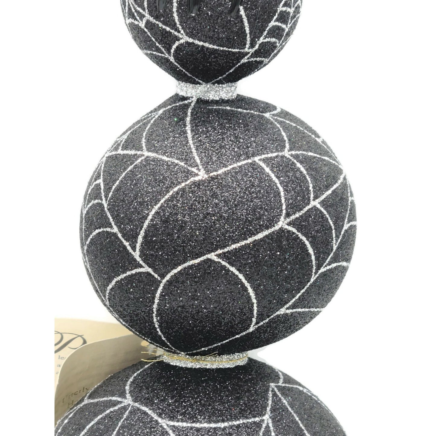 Patricia Breen Web Master Black Spider Web Finial Halloween Holiday Tree Topper