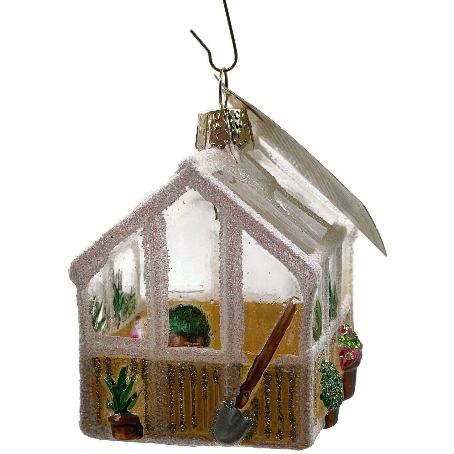 OWC Greenhouse Ornament Garden Spring Blown Glass Old World Christmas Tree Decor