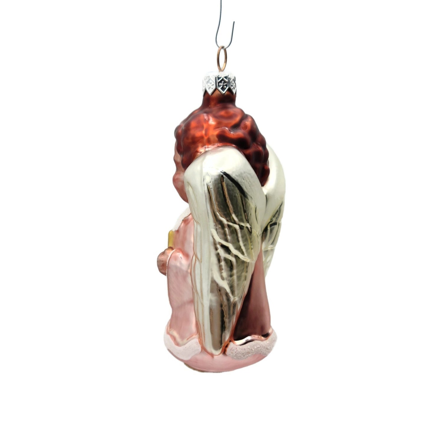Patricia Breen Beauteous Angel White Pink Christmas Holiday Tree Ornament