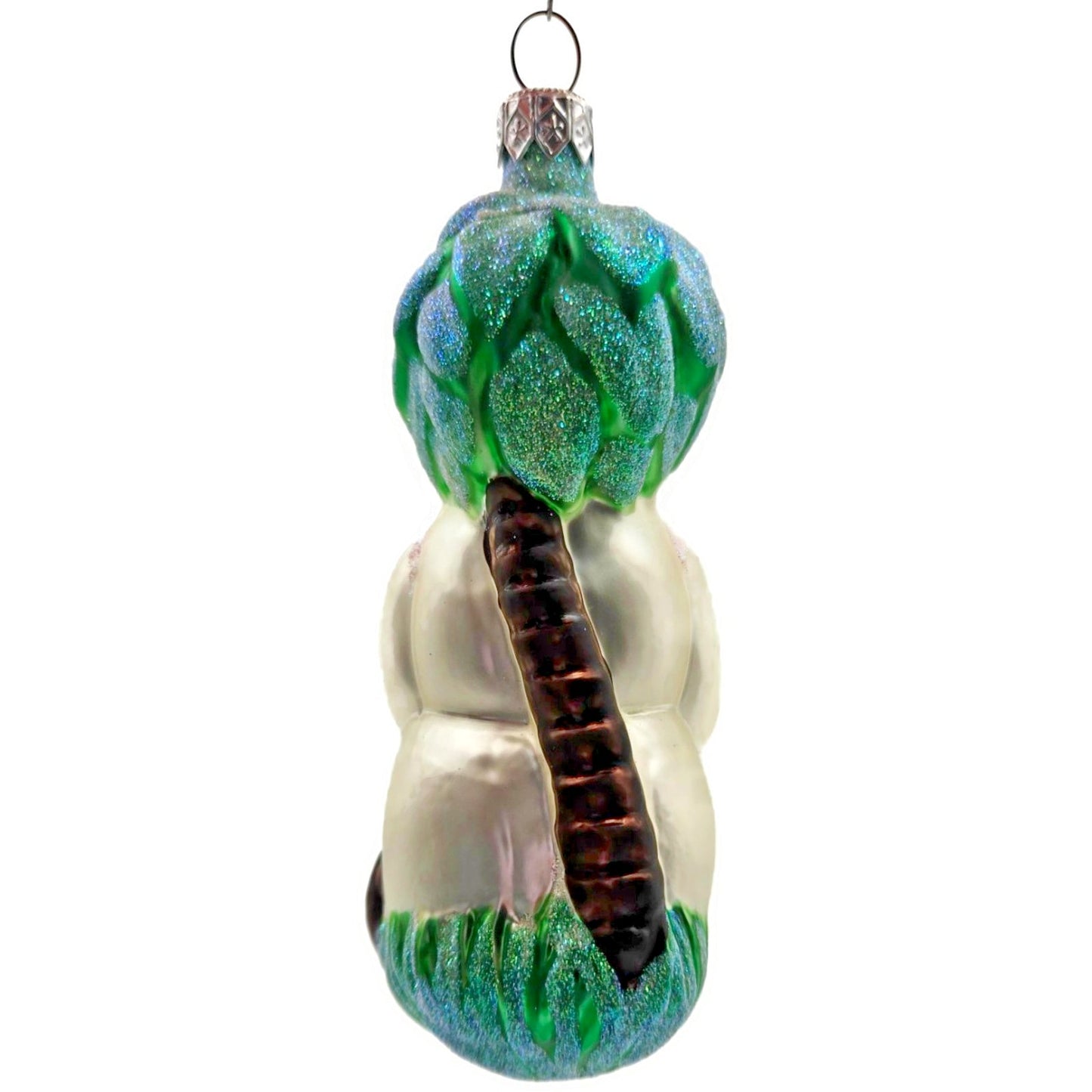 Patricia Breen Hobe Sound Snowman Green Fish Christmas Tree Decor Ornament
