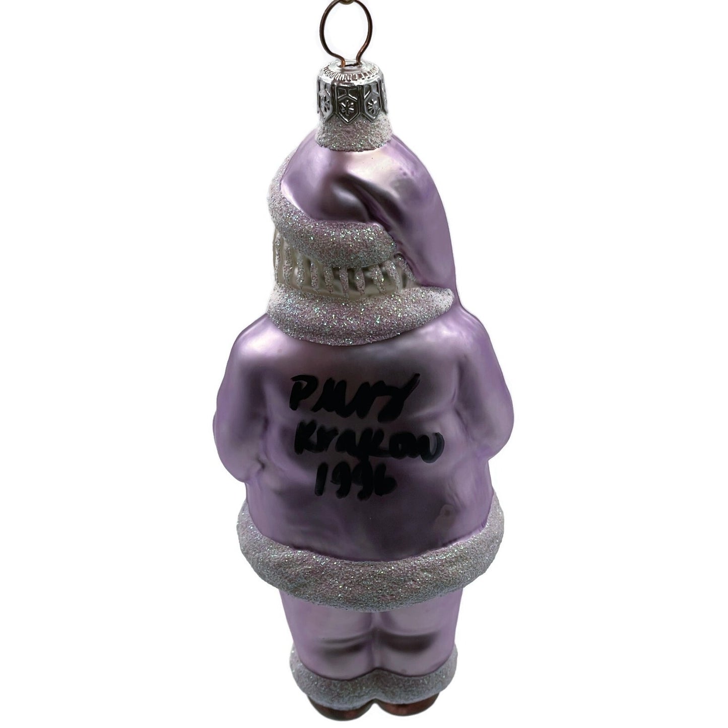 Patricia Breen A Snack for Rudolph Lavender Signed Carrots Christmas Ornament