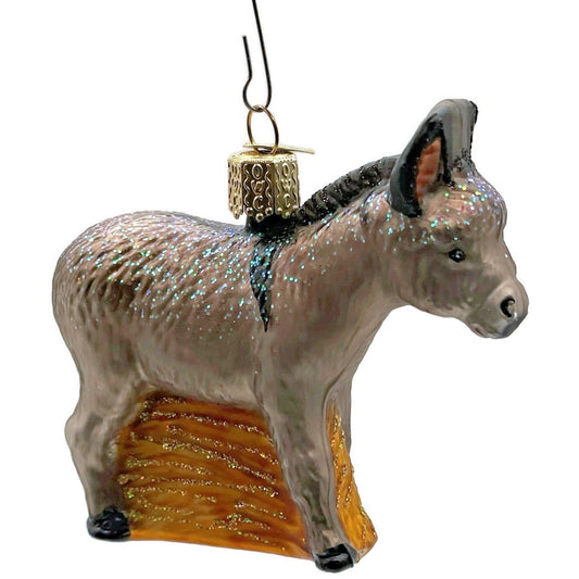 OWC Donkey Nativity Collection Old World Christmas Animal Christmas Ornament