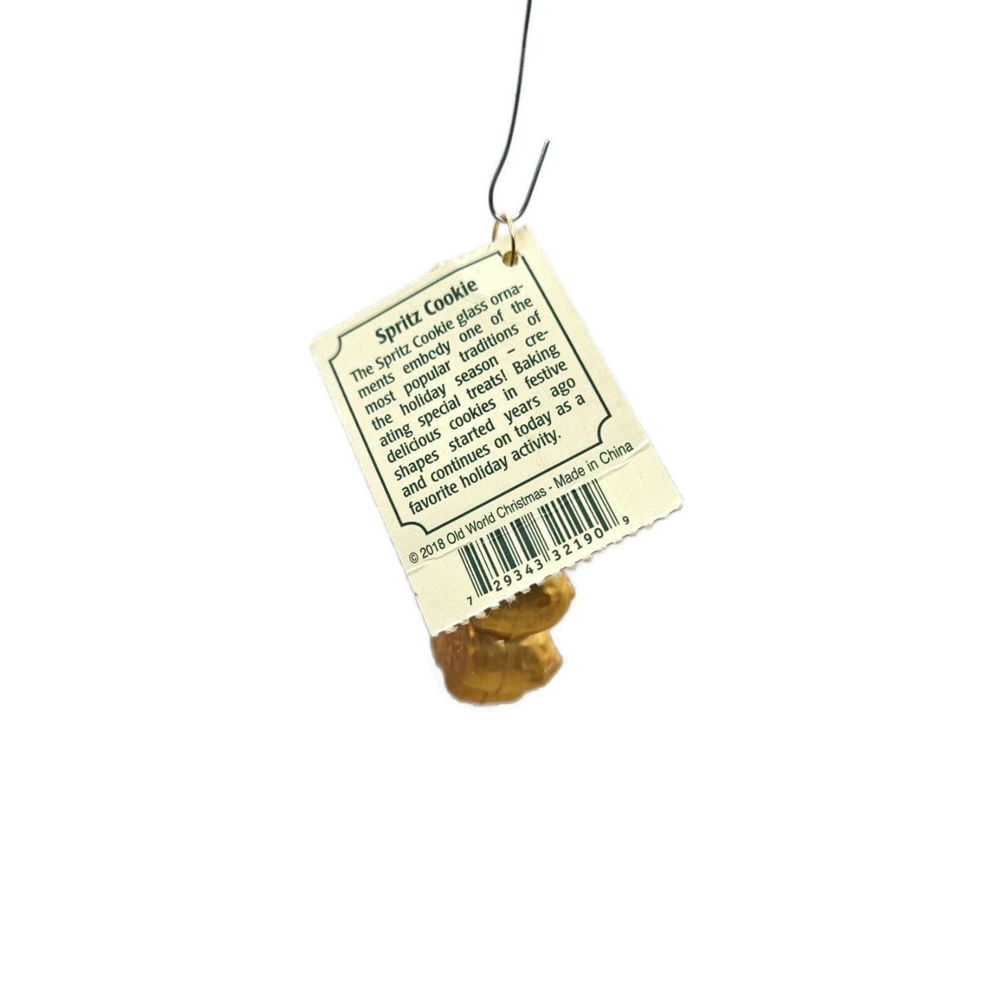 Old World Christmas Spritz Cookie Sweet Christmas Holiday Tree Ornament OWC