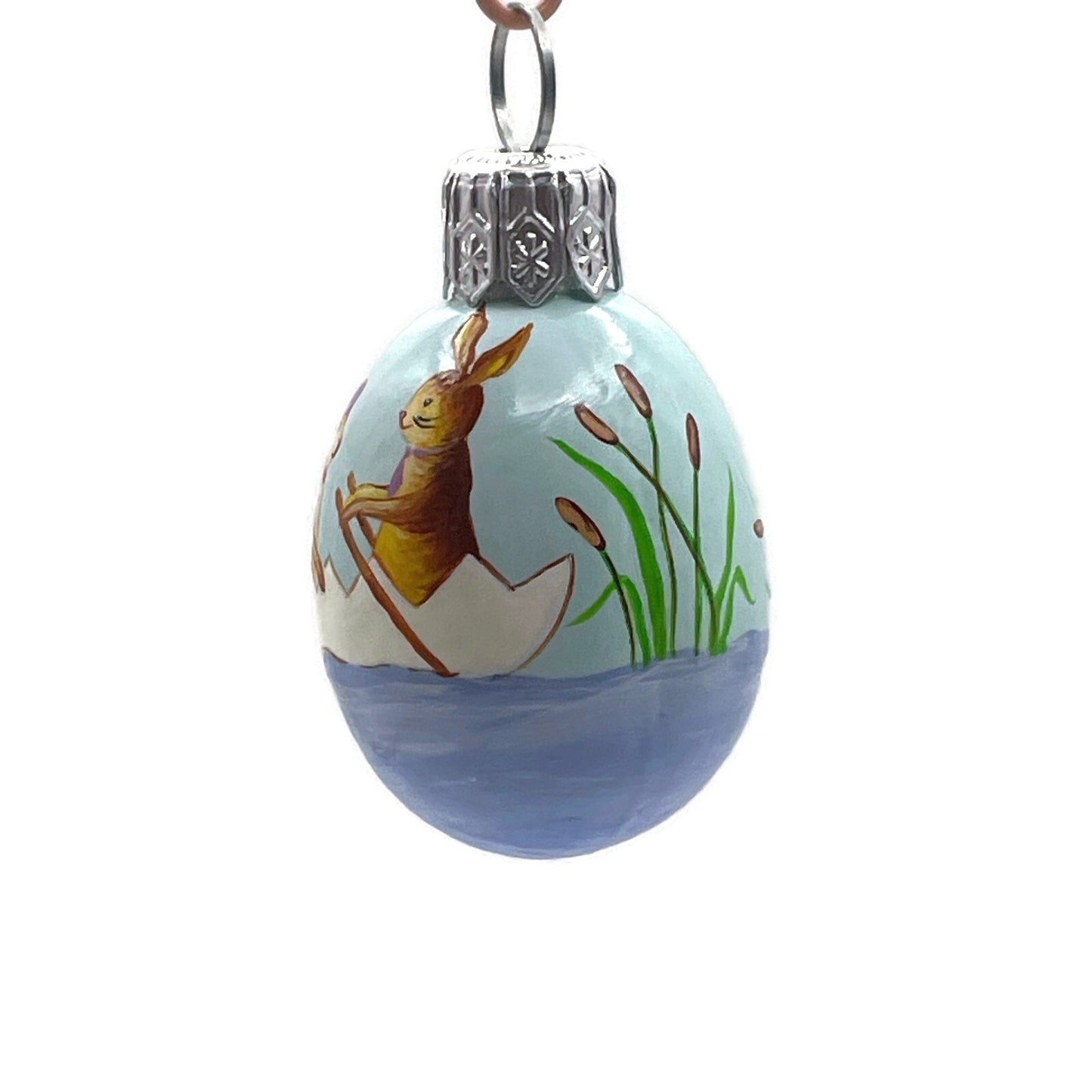 Patricia Breen Miniature Egg The Fens Bunnies Easter Christmas Tree Ornament