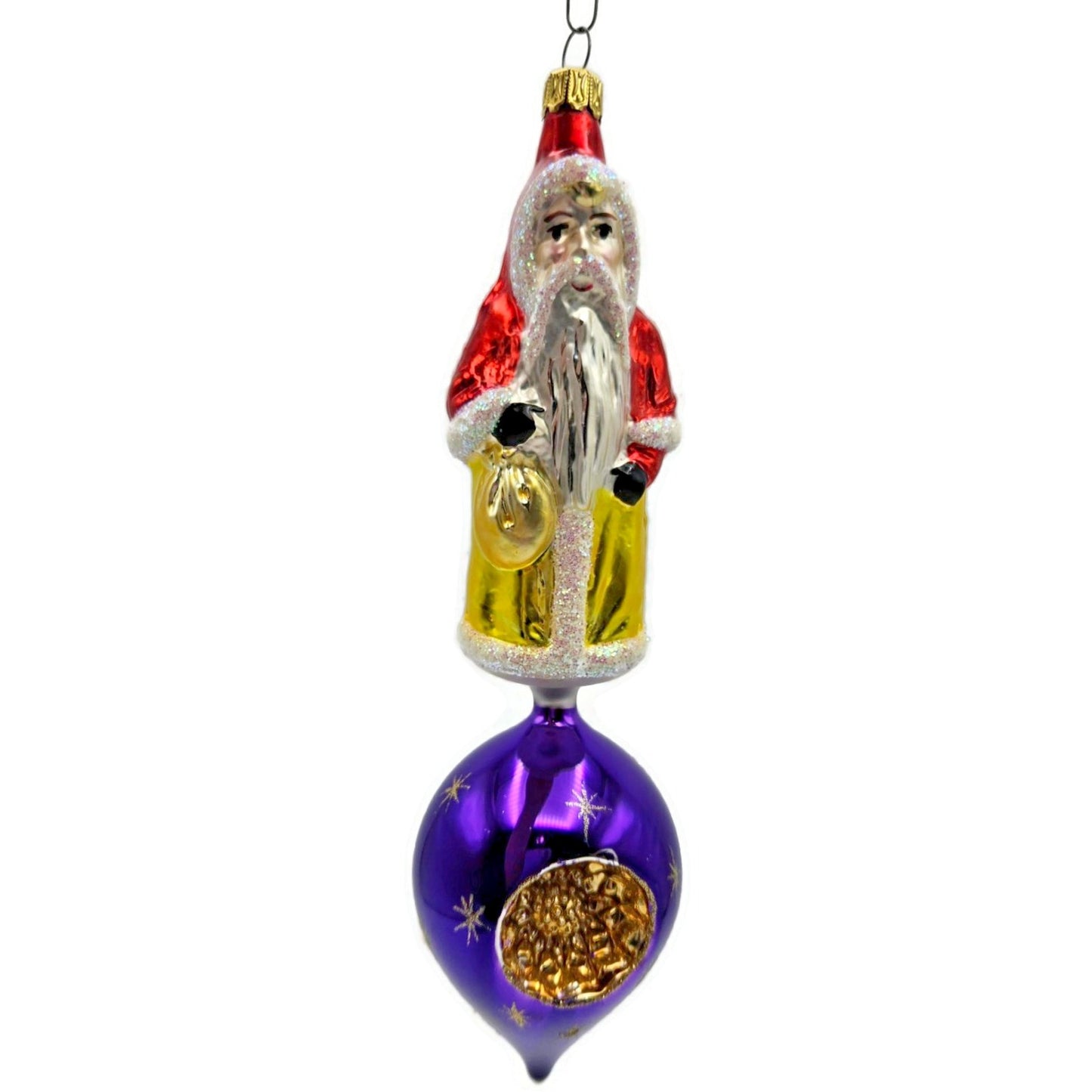 Christopher Radko Georgian Santa Claus Reflector Christmas Ornament 93-292-0
