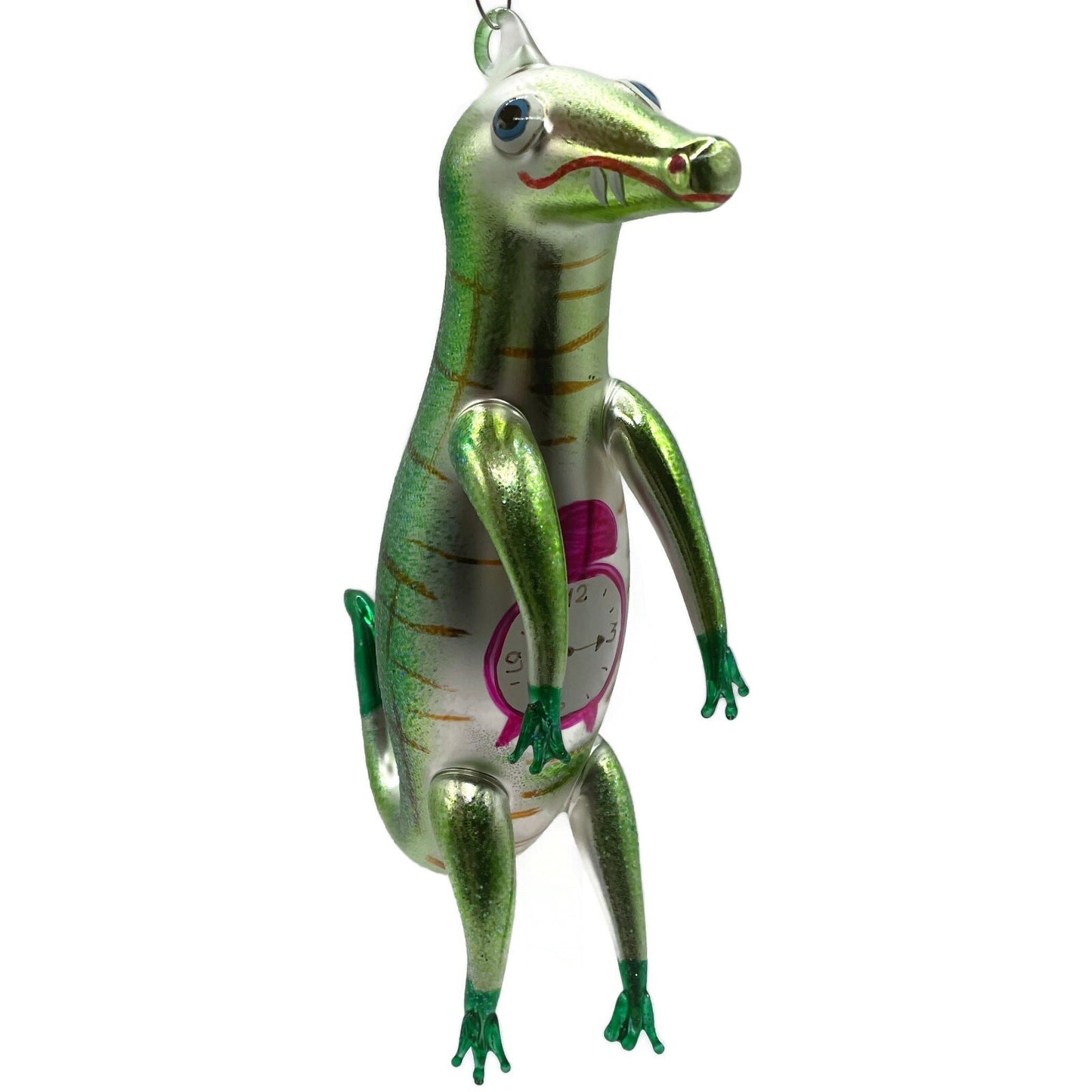 Christopher Radko Time for a Bite Peter Pan Crocodile Christmas Ornament 95-251