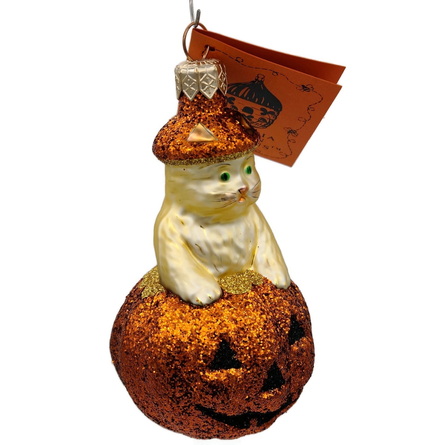 Patricia Breen Halloween Cat O Lantern Orange Pumpkin Christmas Tree Ornament