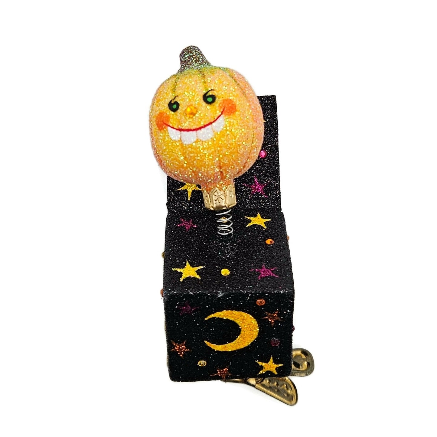 Patricia Breen Jolly Surprise Jack-O-Lantern Orange Pumpkin Halloween Ornament
