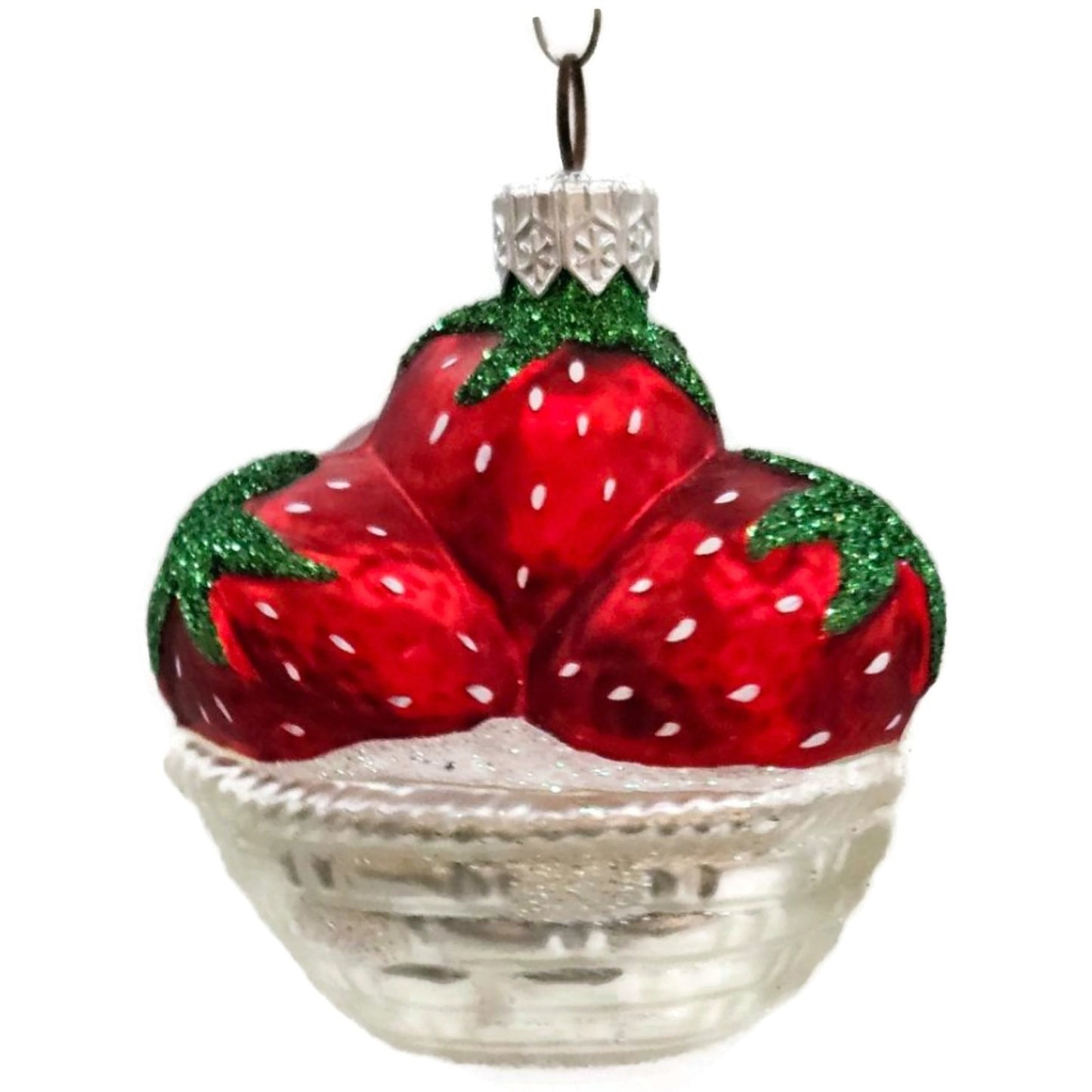 Patricia Breen Strawberry Basket Fruit Spring Dessert Christmas Tree Ornament