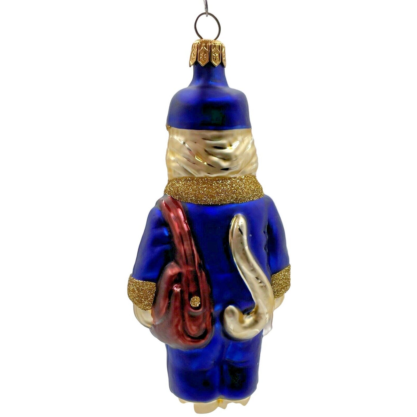 Patricia Breen Le Postal Cat Blue Kitty Valentines Heart Christmas Tree Ornament