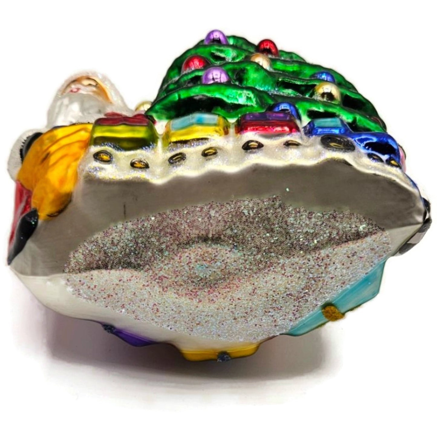 Christopher Radko Last Stop Santa Claus Toy Train Christmas Tree Ornament