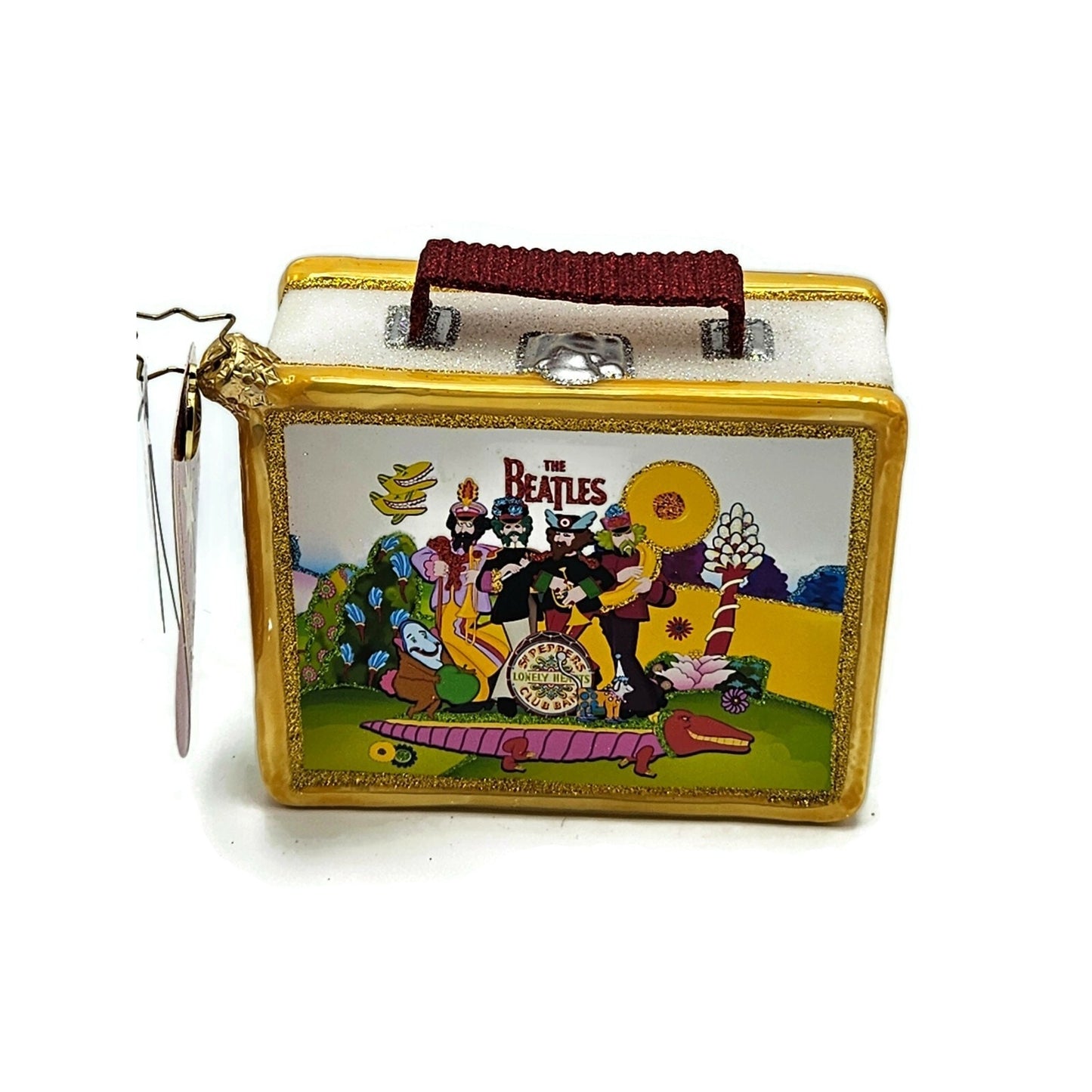 Christopher Radko Beatles Lets Do Lunch Box Christmas Tree Ornament 1021227