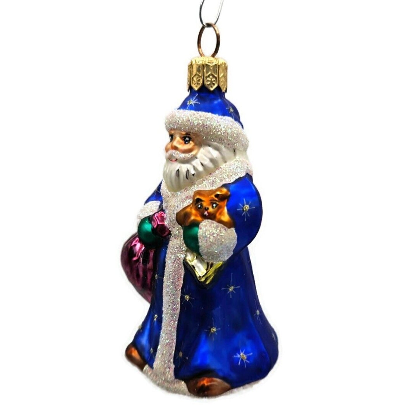 Christopher Radko Petite Pere Noel Santa Claus Christmas Tree Ornament 98-024-0