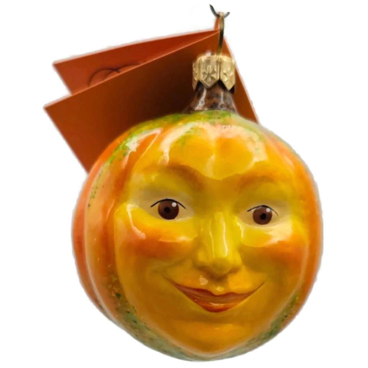 Patricia Breen Henry The Pumpkin Burnished Orange Halloween Christmas Ornament