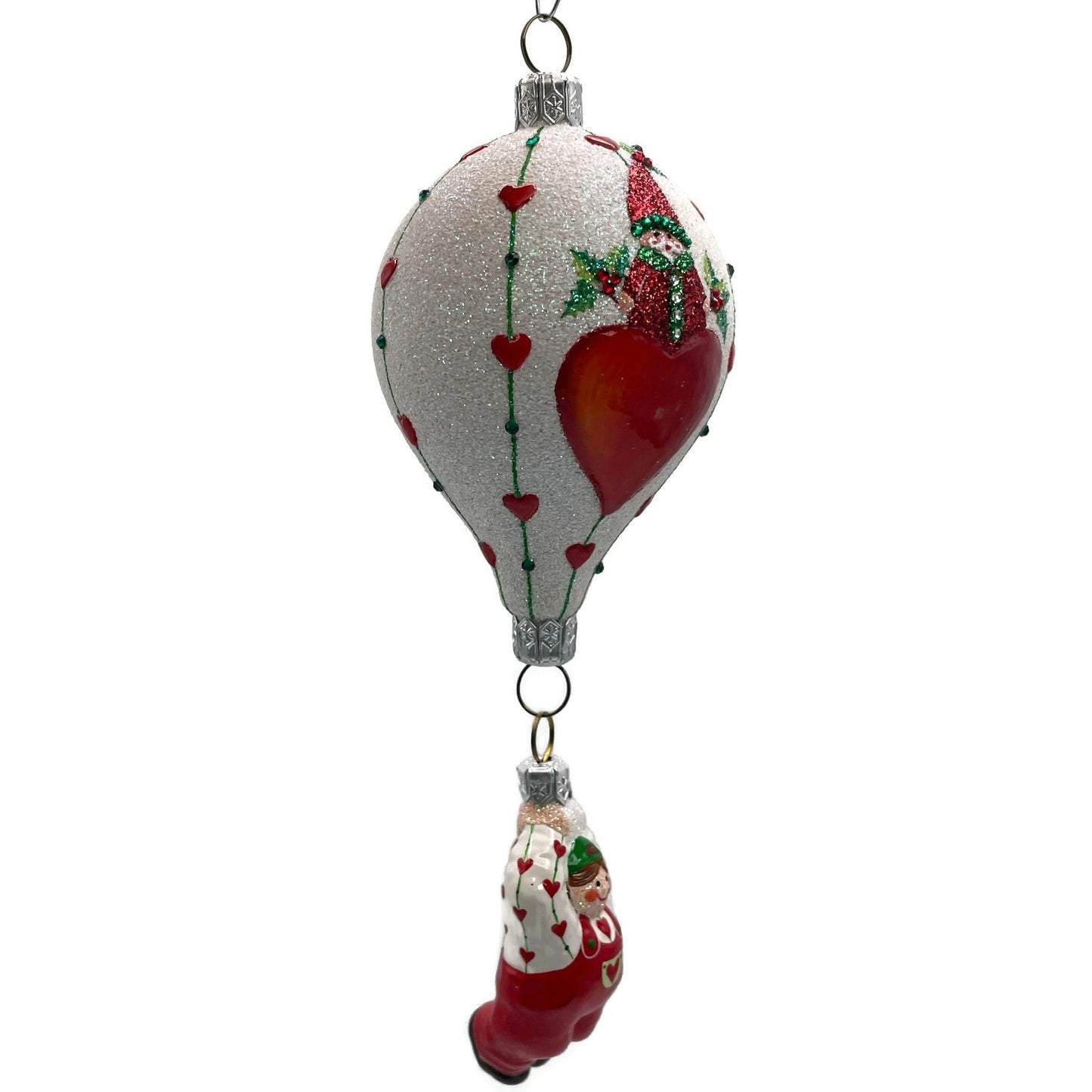 Patricia Breen Miniature Balloon Boy Hearts Valentines Christmas Tree Ornament