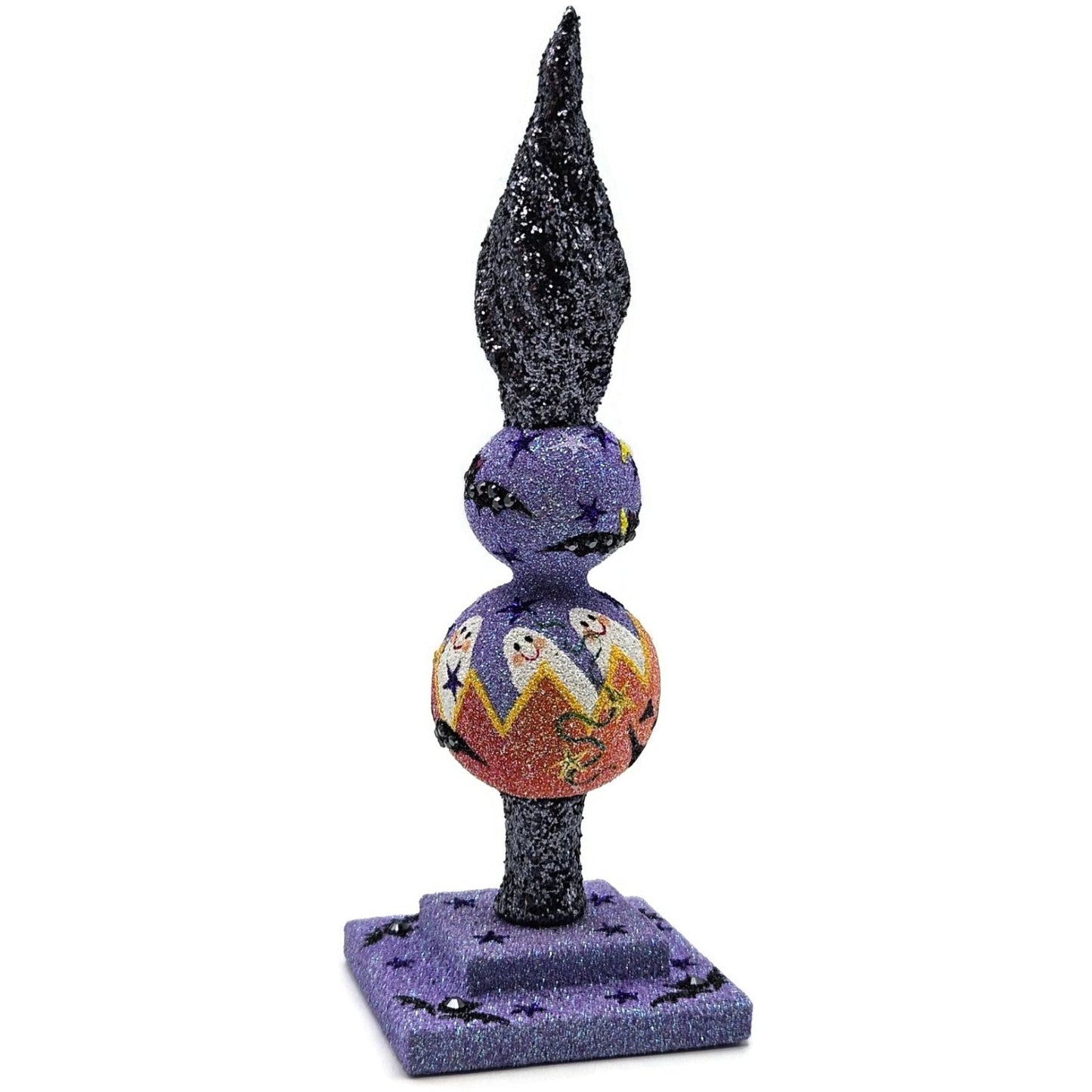 Patricia Breen Ultra Miniature Finial Pumpkin Bat Stars Halloween Ornament