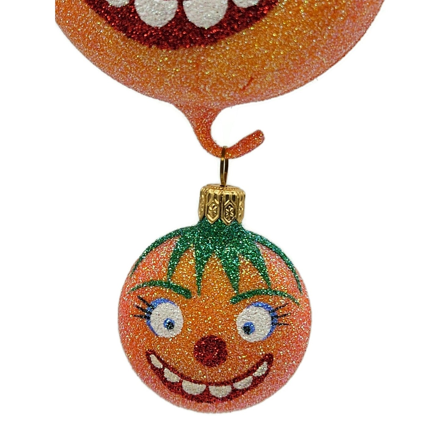 Patricia Breen Zany Gourd Duo Orange Halloween Christmas Holiday Tree Ornament