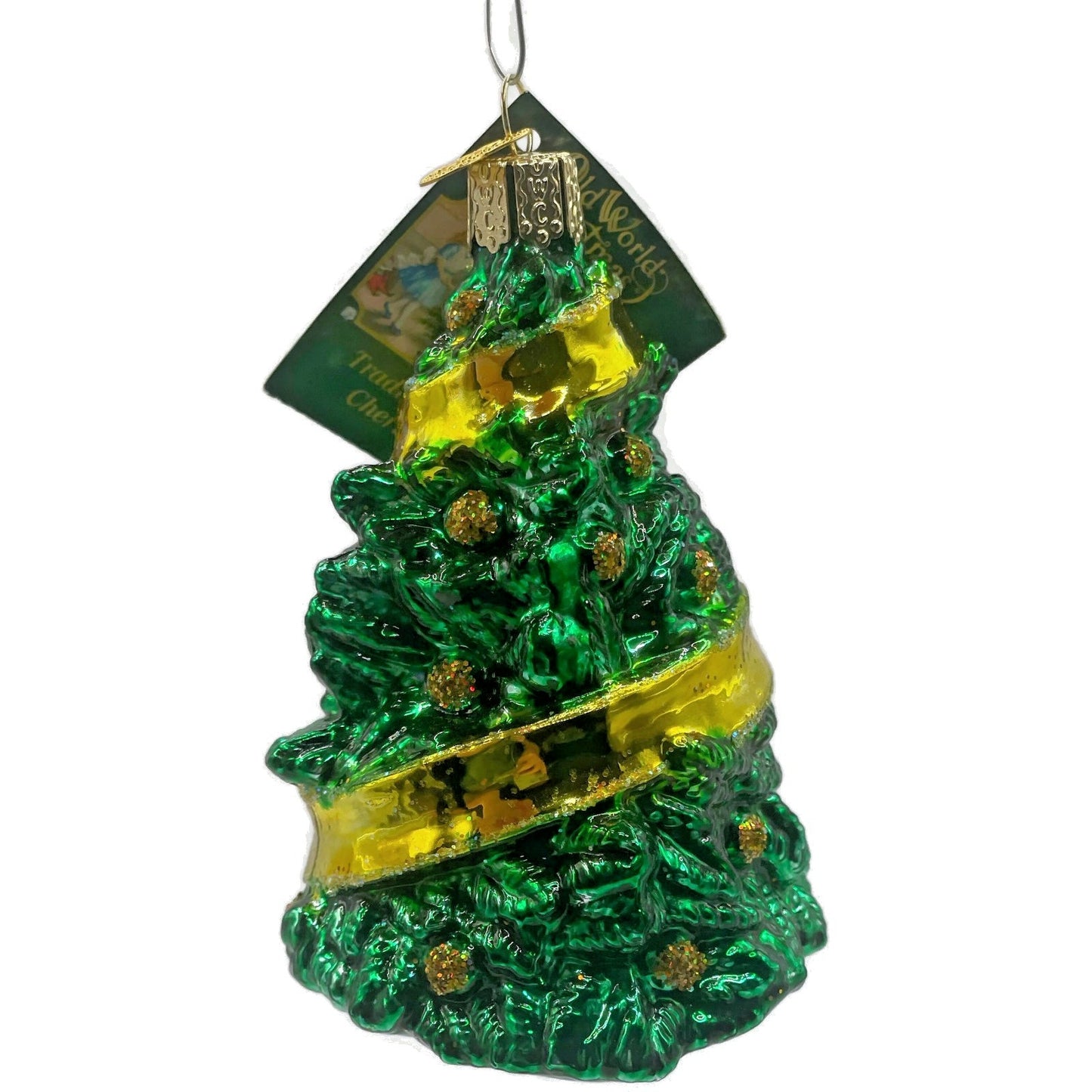 Support Our Troops Yellow Ribbon Military Old World Christmas Tree Ornament OWC