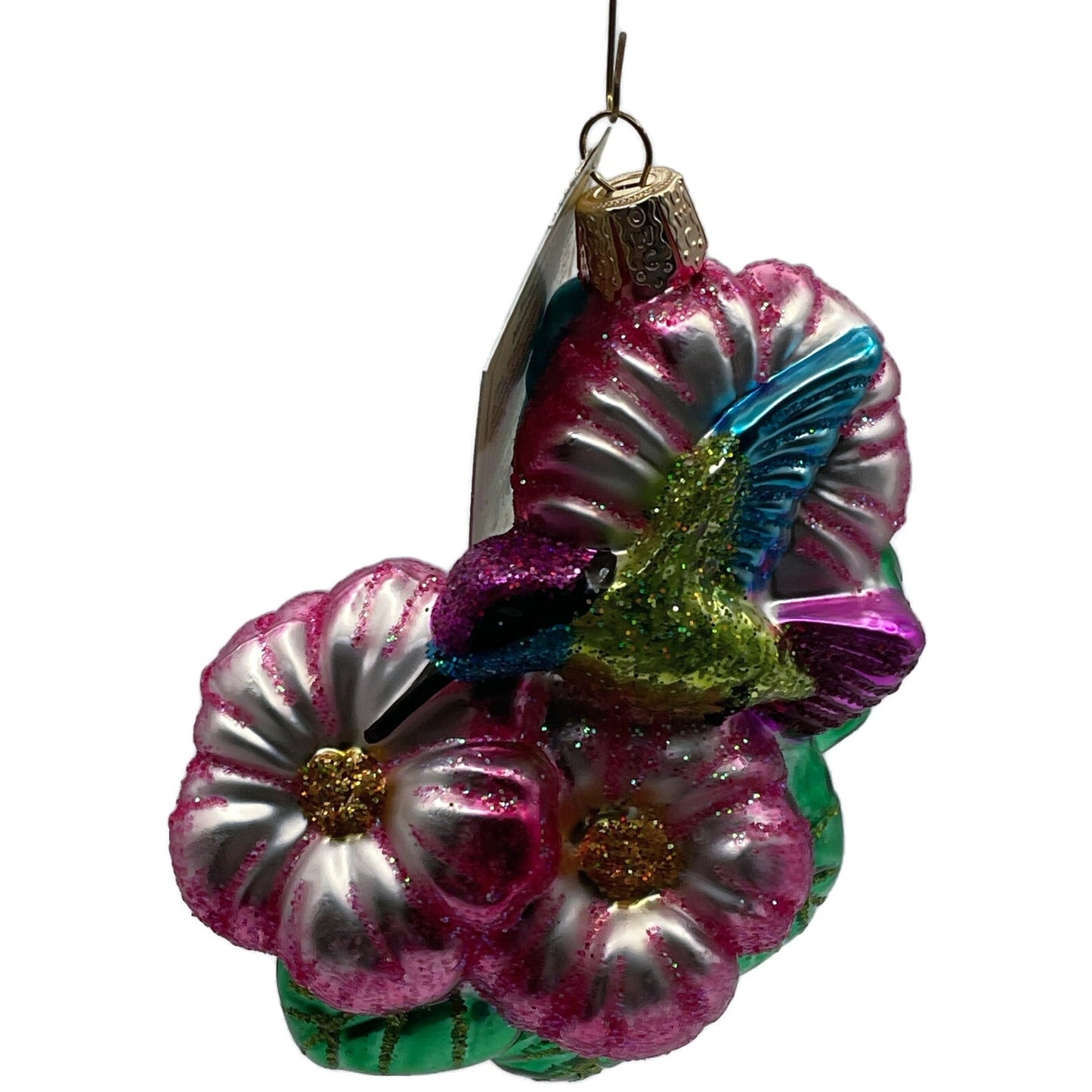 Magnificent Hummingbird Ornament Floral Christmas Tree OWC Old World Christmas