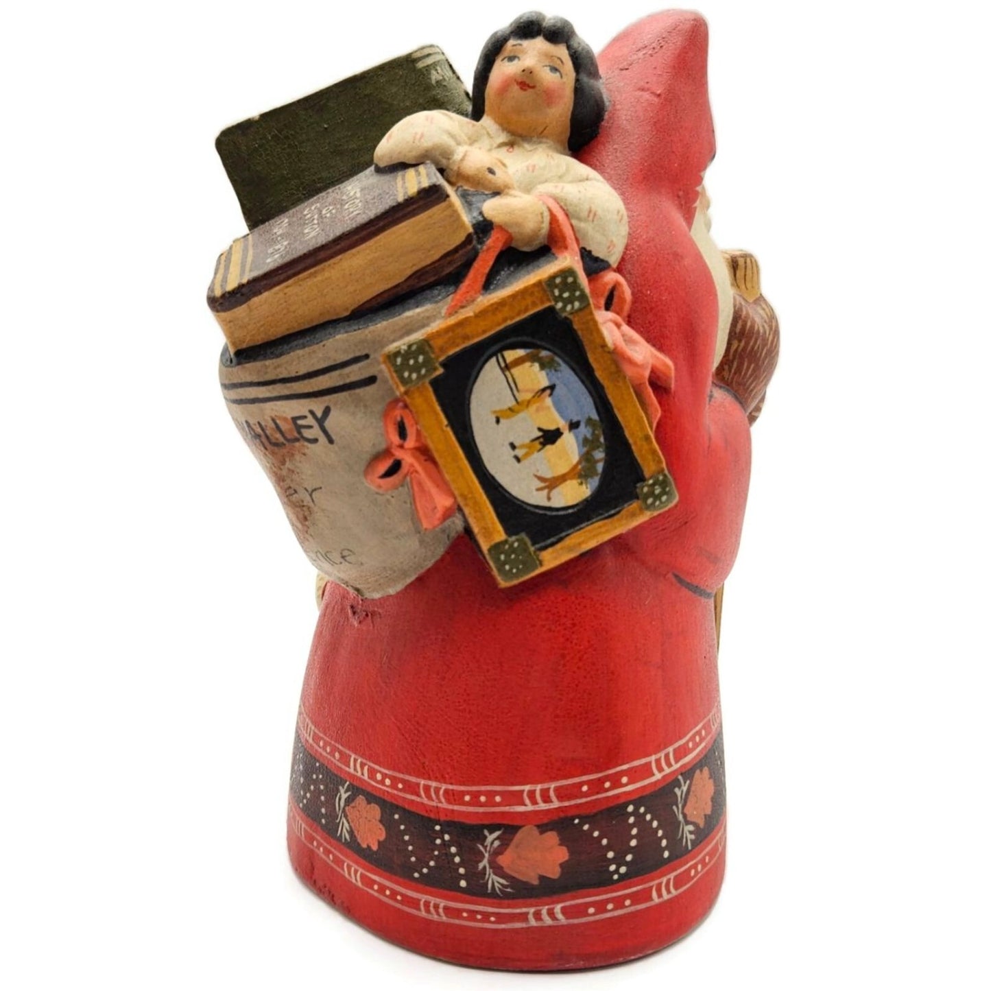 Vaillancourt Sutton 300th Anniversary Santa Claus Chalkware Christmas Figurine