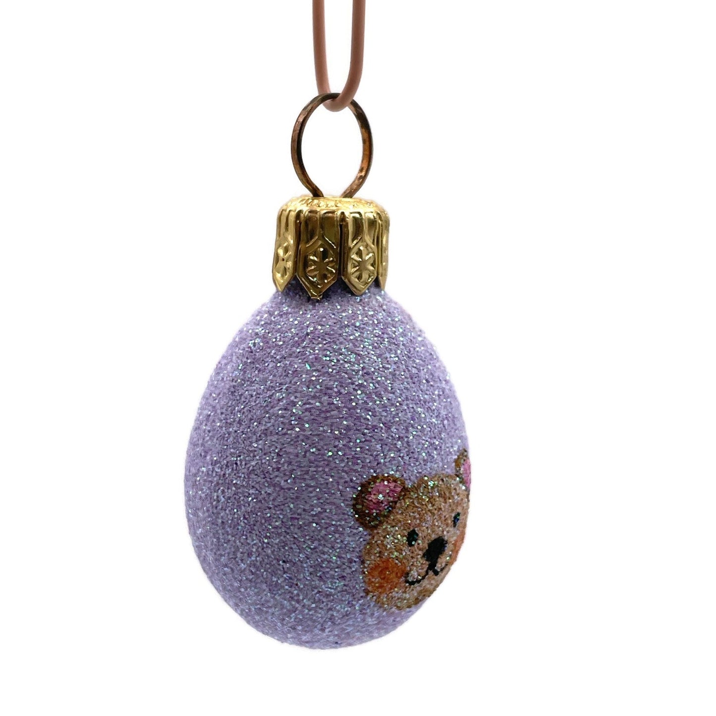 Patricia Breen Miniature Egg Surprise Teddy Bear Easter Christmas Tree Ornament