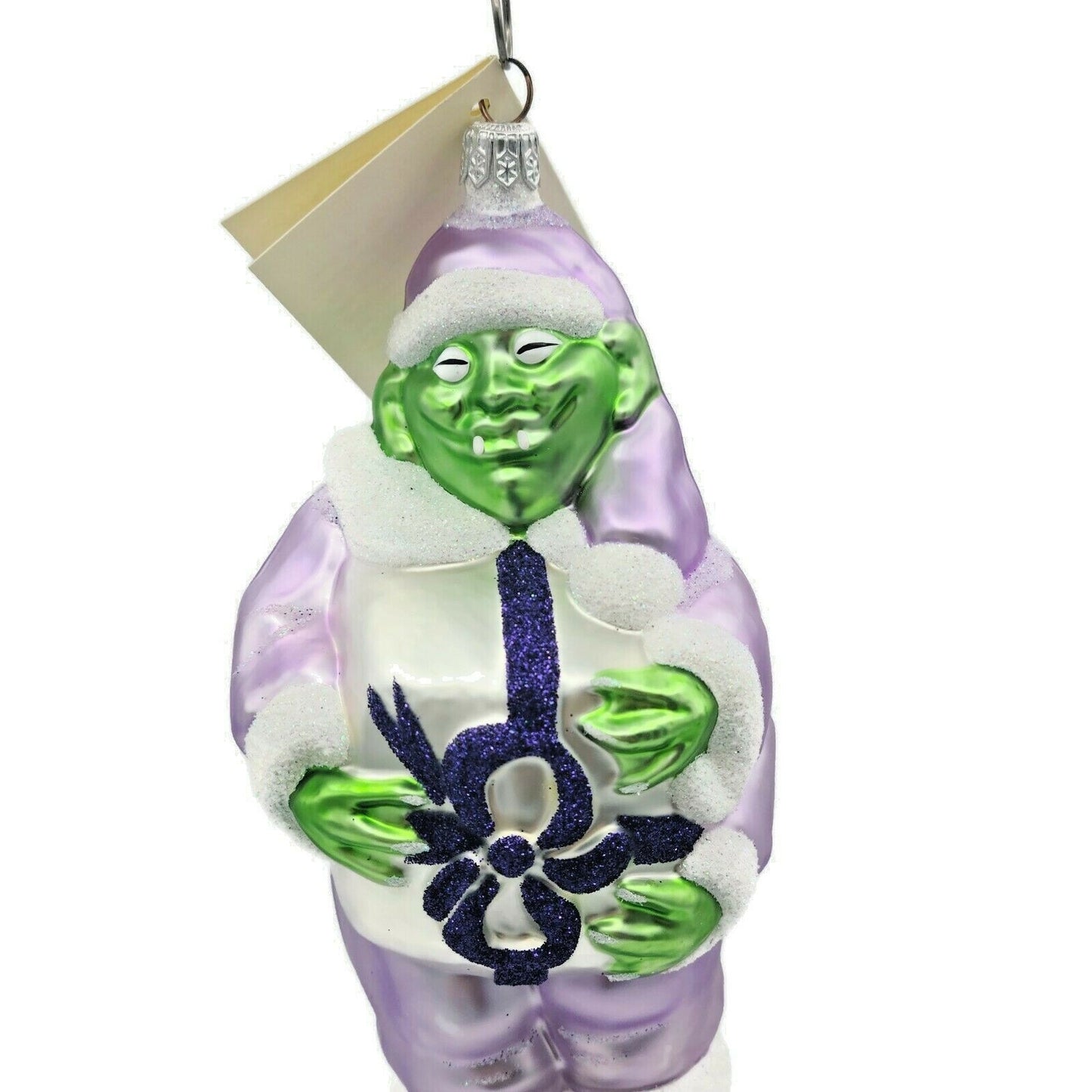 Patricia Breen Mmmonster Delivery Lavender Ornament Halloween Monster 9919