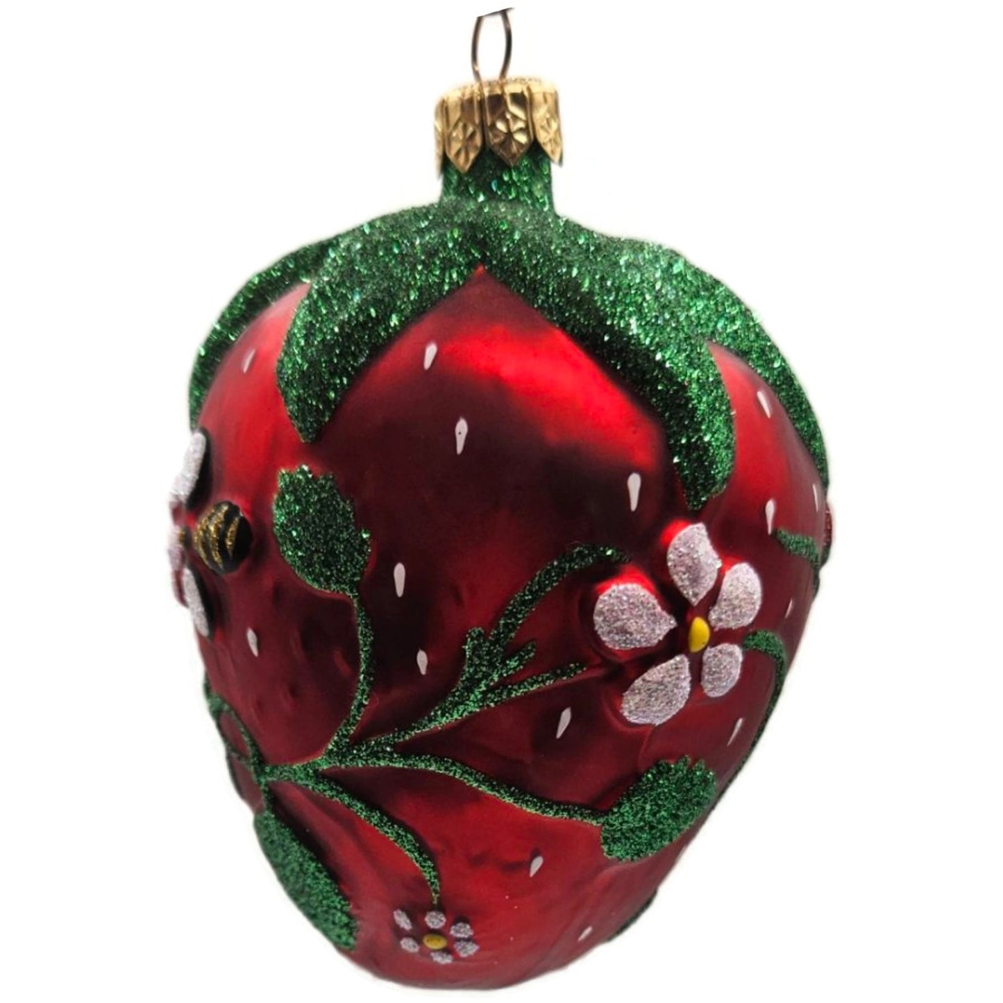 Patricia Breen Grande Strawberry Fruit Bees Spring Christmas Tree Ornament