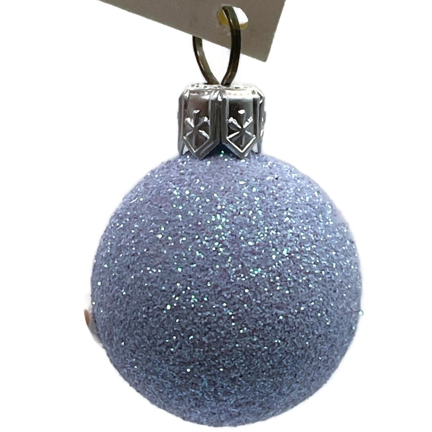 Patricia Breen Studio Gift Ball Present Snow Faces Blue Christmas Ornament CATZ