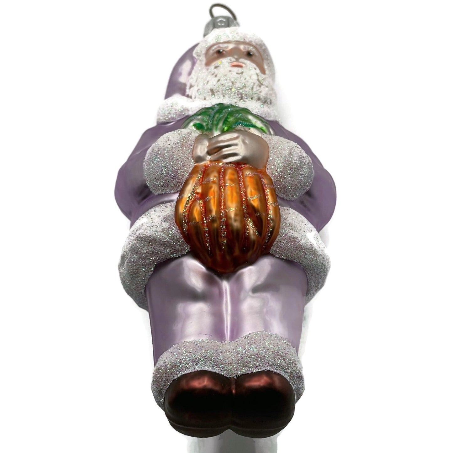 Patricia Breen A Snack for Rudolph Lavender Signed Carrots Christmas Ornament