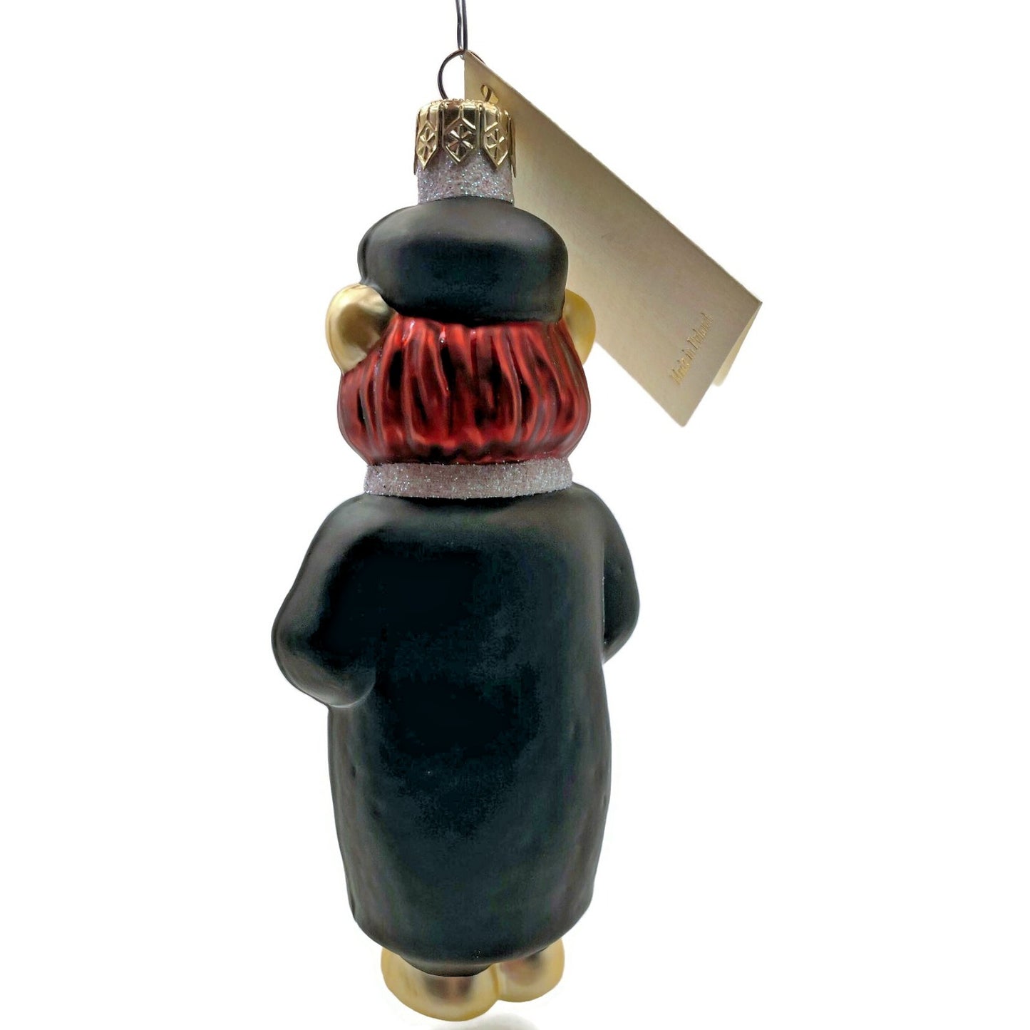 Patricia Breen Mama Bear Black Holly Wreath Christmas Tree Decor Ornament