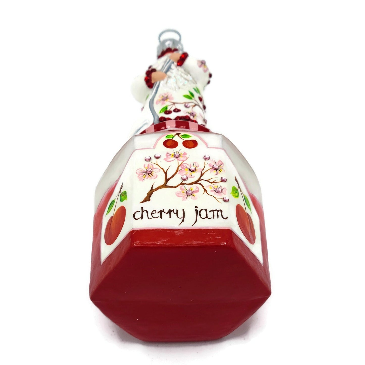 Patricia Breen Loving Spoonful Cherry Jam Santa Spring Holiday Tree Ornament