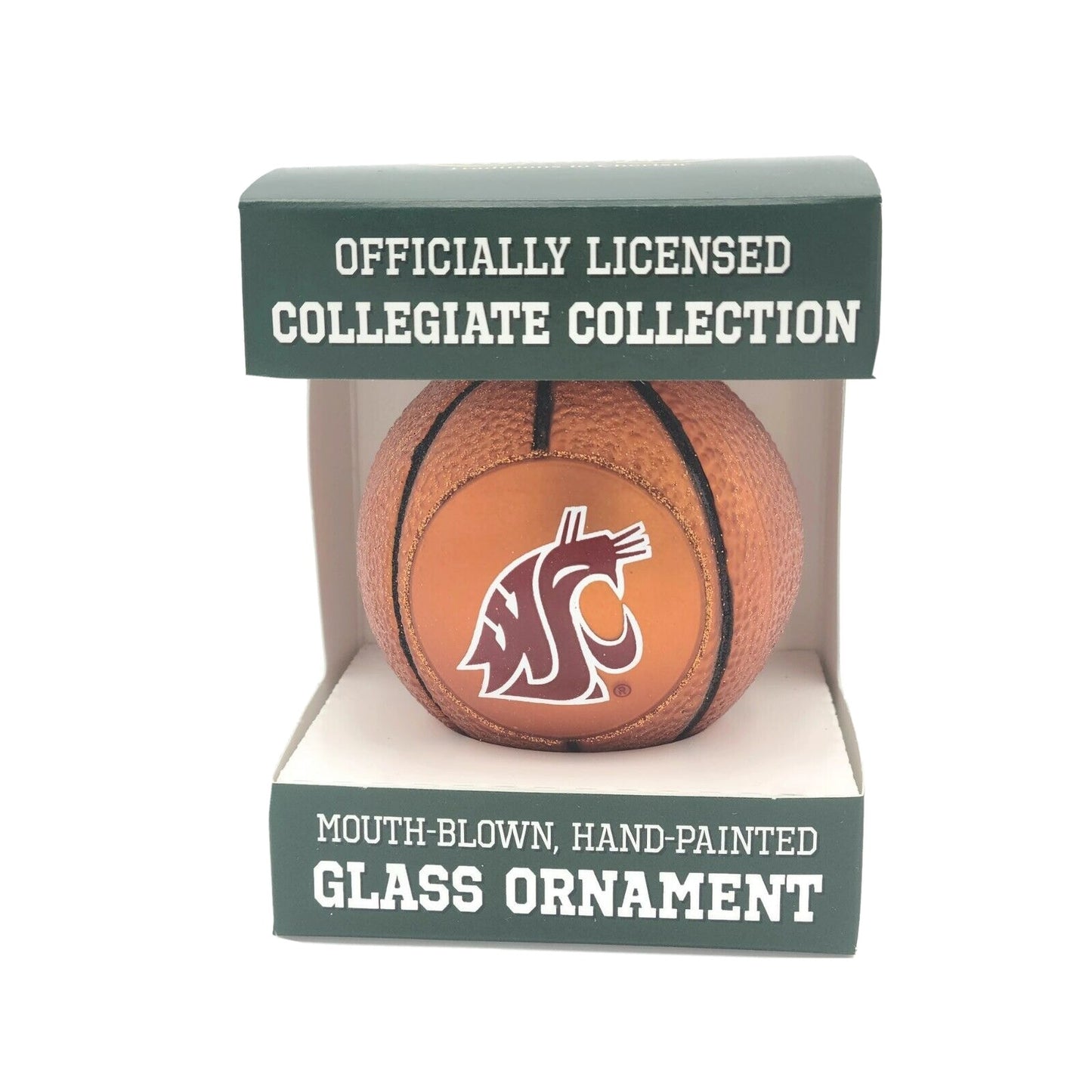 Washington State Cougars Basketball Holiday Ornament Old World Christmas WSU
