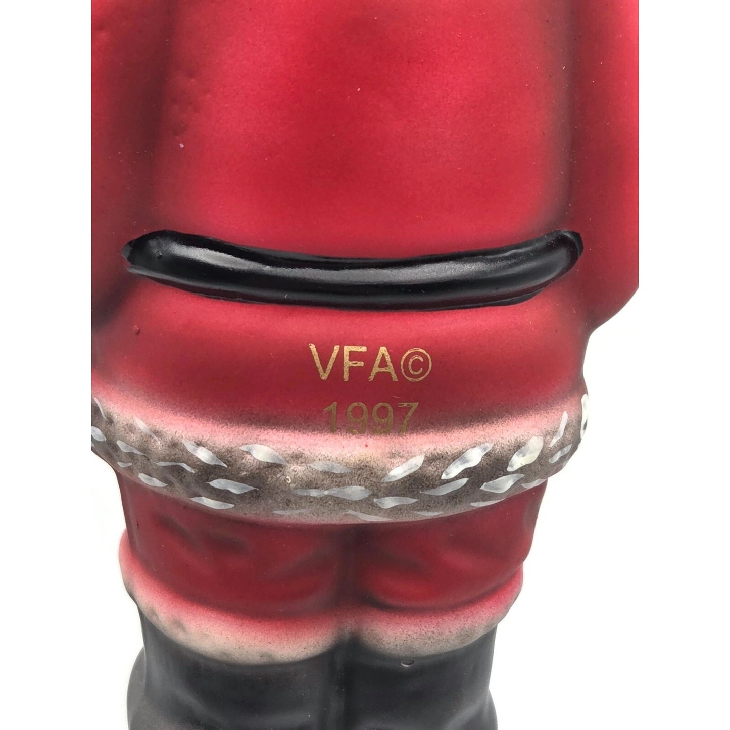 Vaillancourt Nordstrom American Santa Claus Folk Art Christmas Tree Ornament