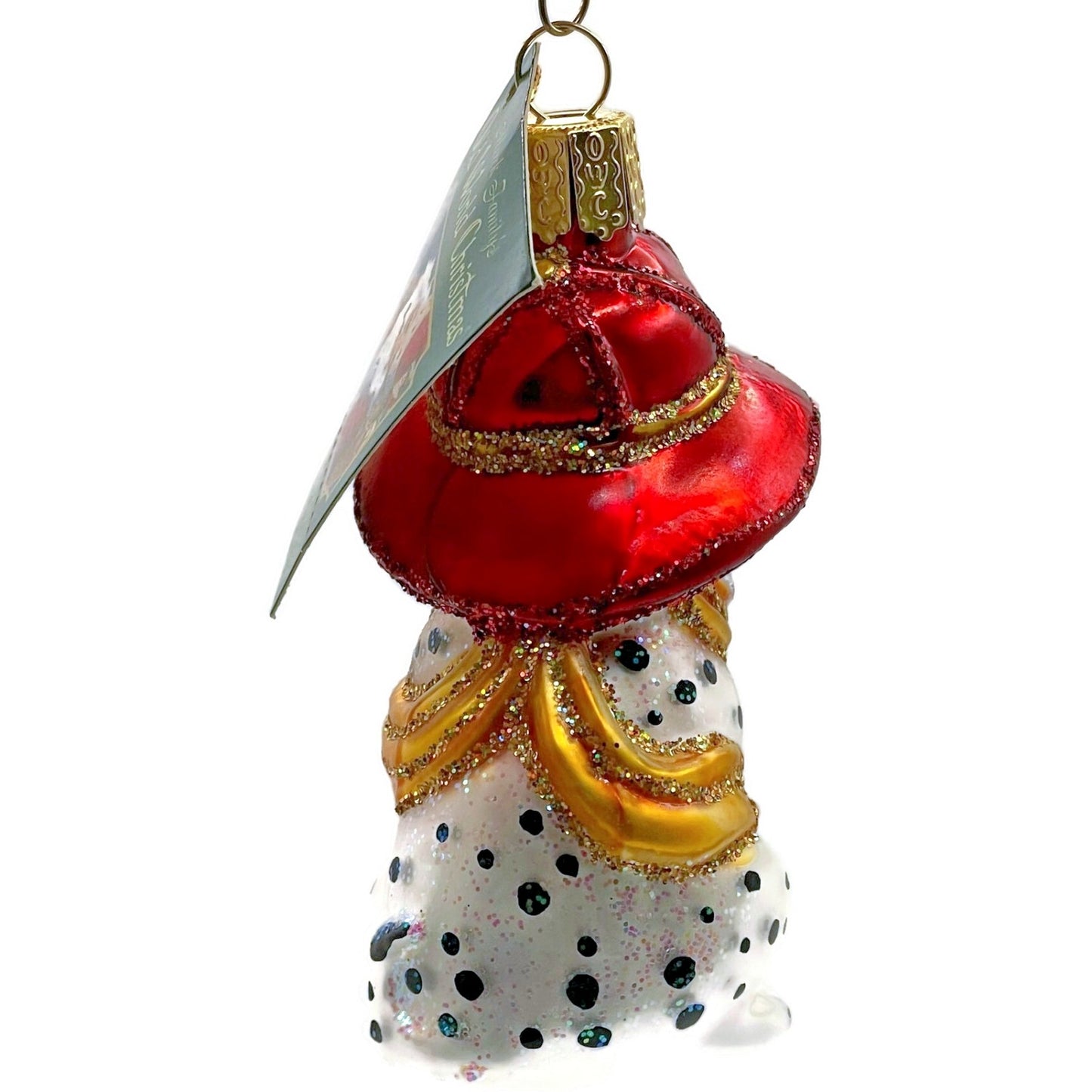 Dalmatian Pup Ornament Firehouse Old World Christmas OWC Holiday Tree Decoration
