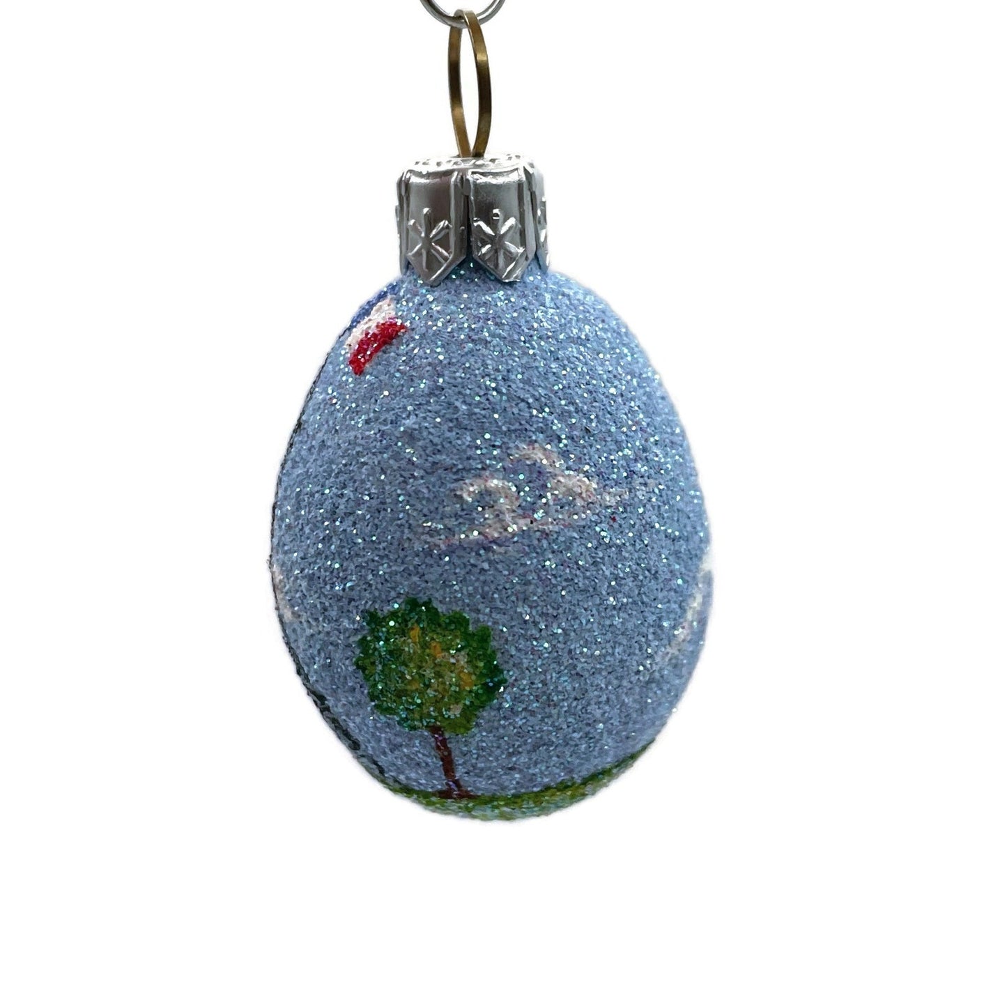 Patricia Breen Miniature Egg Paris Eiffel Tower Easter Christmas Tree Ornament