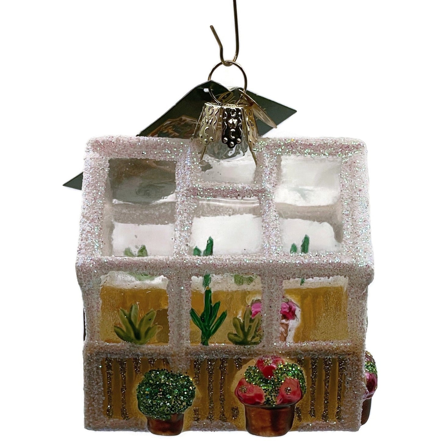 OWC Greenhouse Ornament Garden Spring Blown Glass Old World Christmas Tree Decor