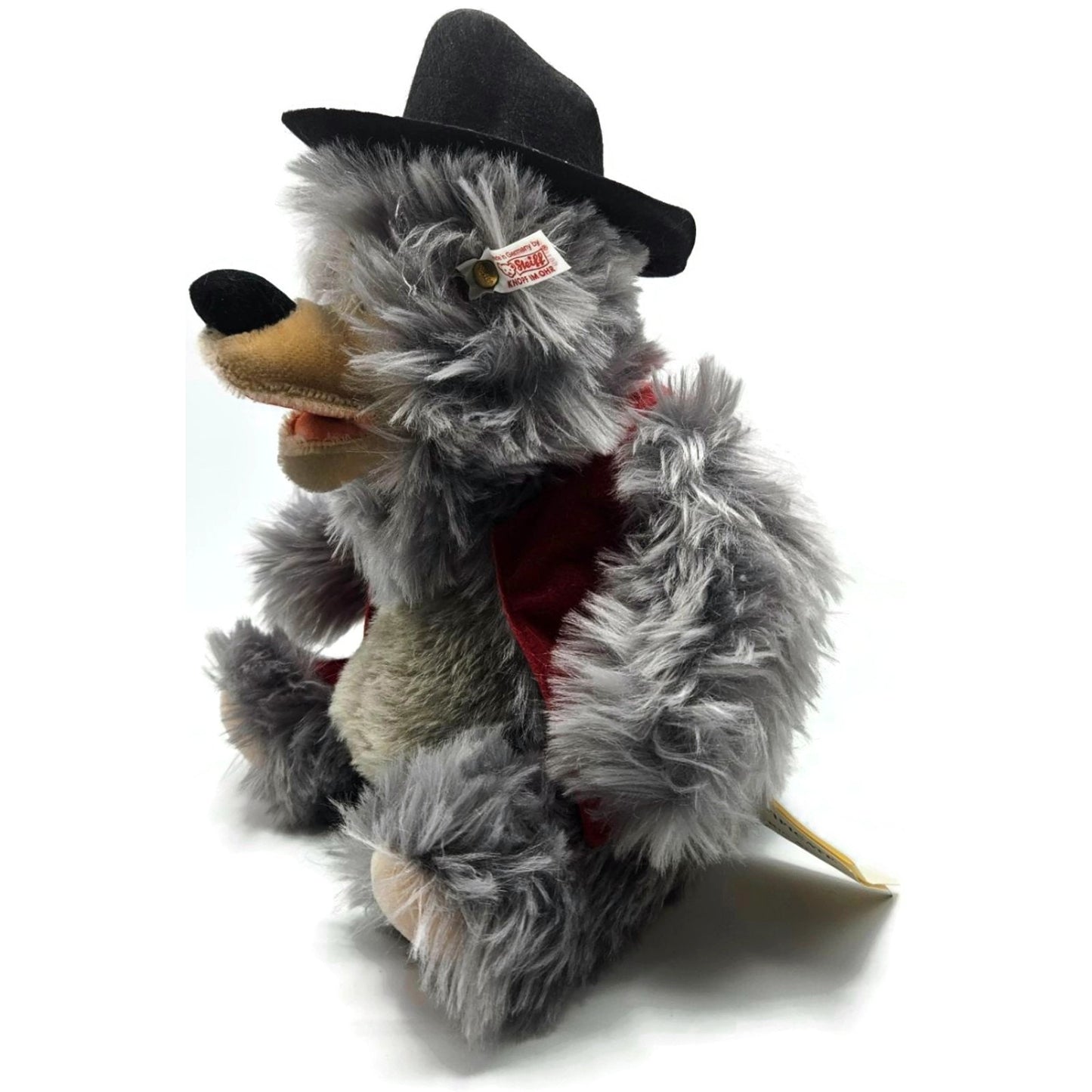 Steiff Bear Walt Disney World Big Al Teddy Bear Plush Toy Gray Limited Edition
