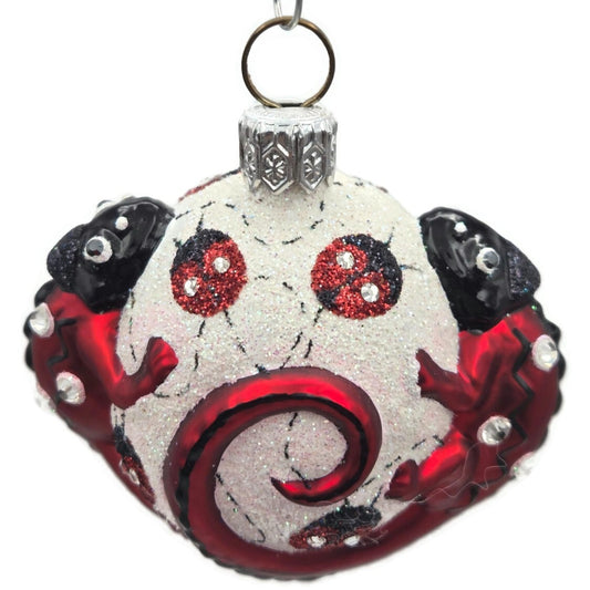 Patricia Breen Ornament For James Twice Ladybug Chameleon Spring Christmas