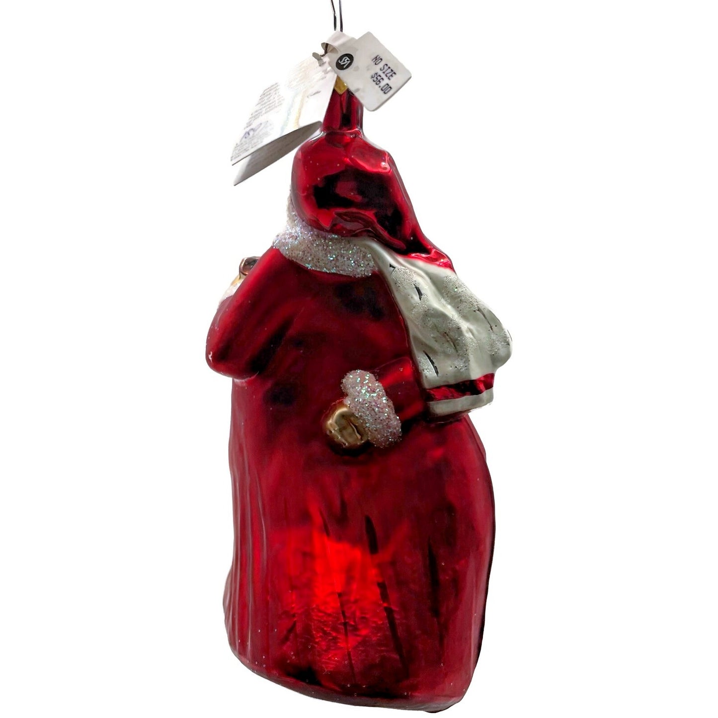 Christopher Radko Santa Calls Limited Edition Saks 5th Avenue Christmas Ornament