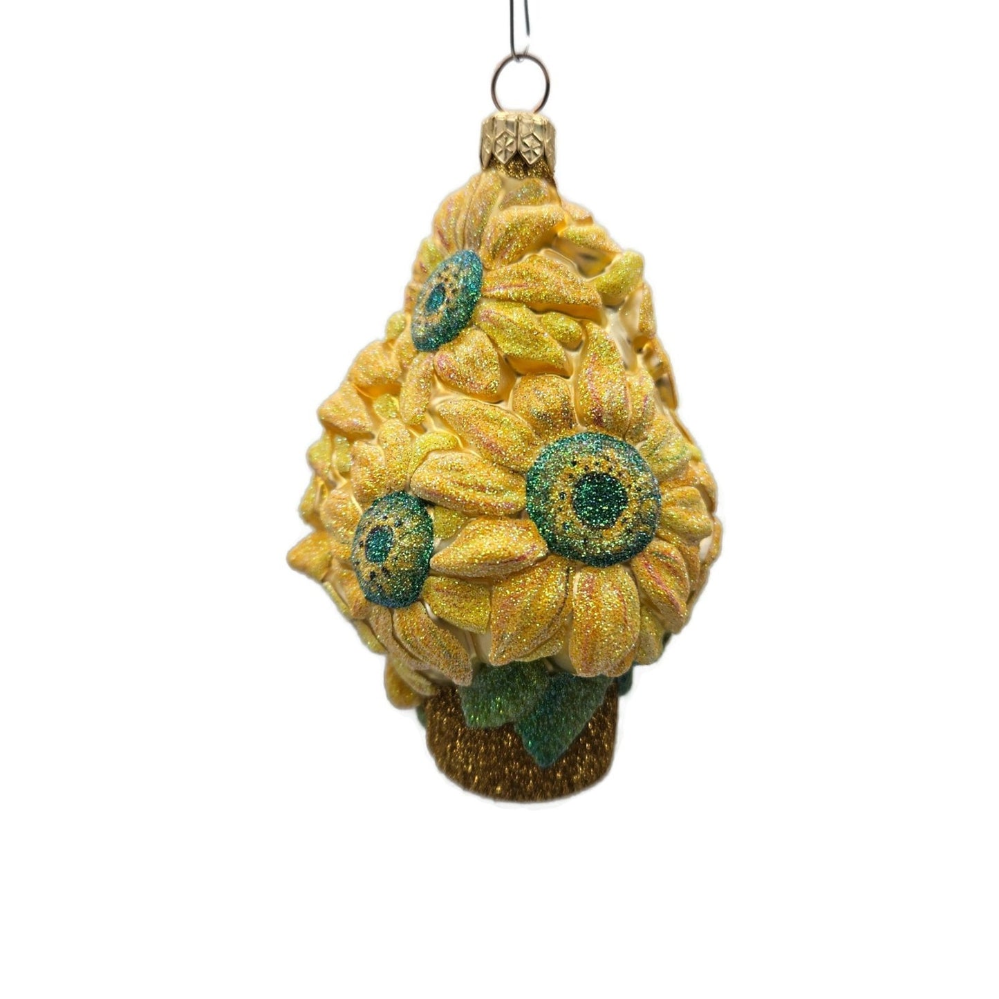 Patricia Breen Sunflower Topiary Yellow Art Floral Spring Christmas Ornament