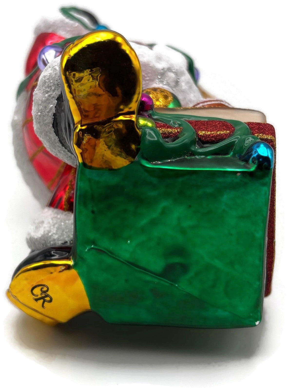 Christopher Radko 2014 Shiny Brite Santa Glass Christmas Ornament 10175779