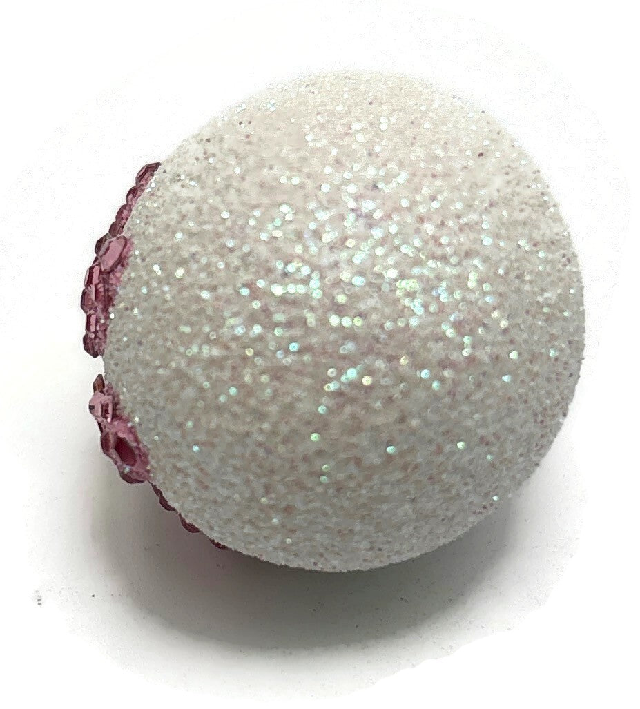 Patricia Breen 2009 Miniature Egg Jeweled Daisy Pink Easter Ornament 292210