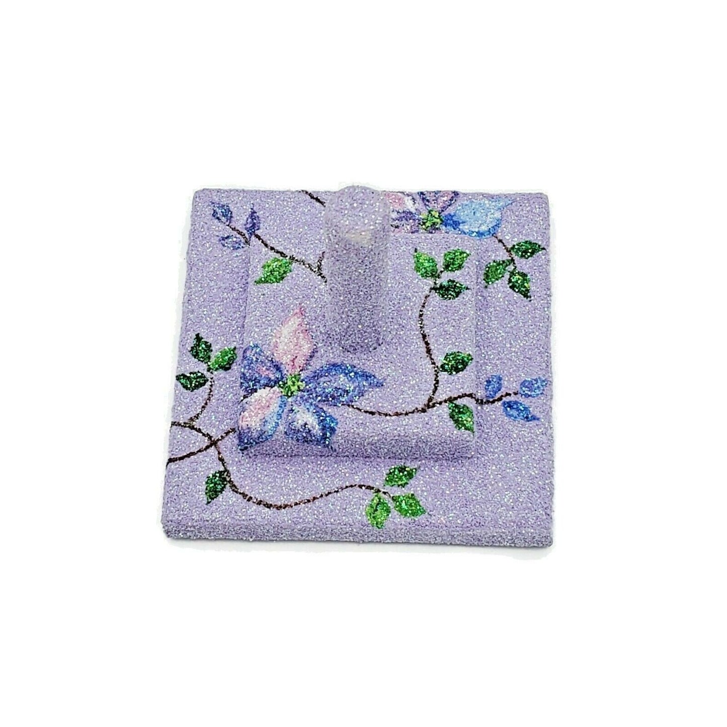 Patricia Breen Ultra Mini Clematis Floral Violet Finial Spring Tree Top w/ Stand