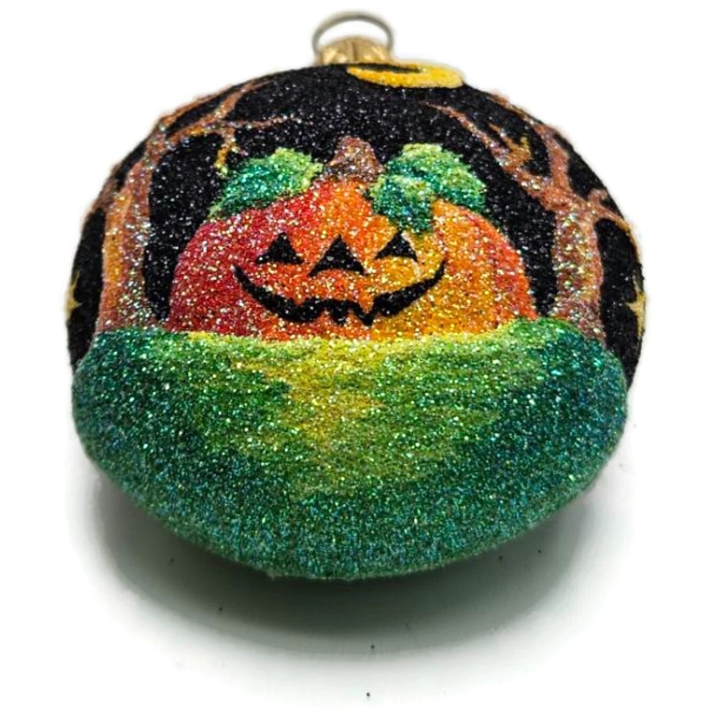 Patricia Breen Halloween Jack-o-Lantern Medallion Pumpkin Christmas Ornament